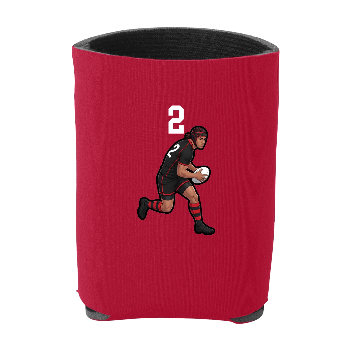 Can Holder — Number Top in Red