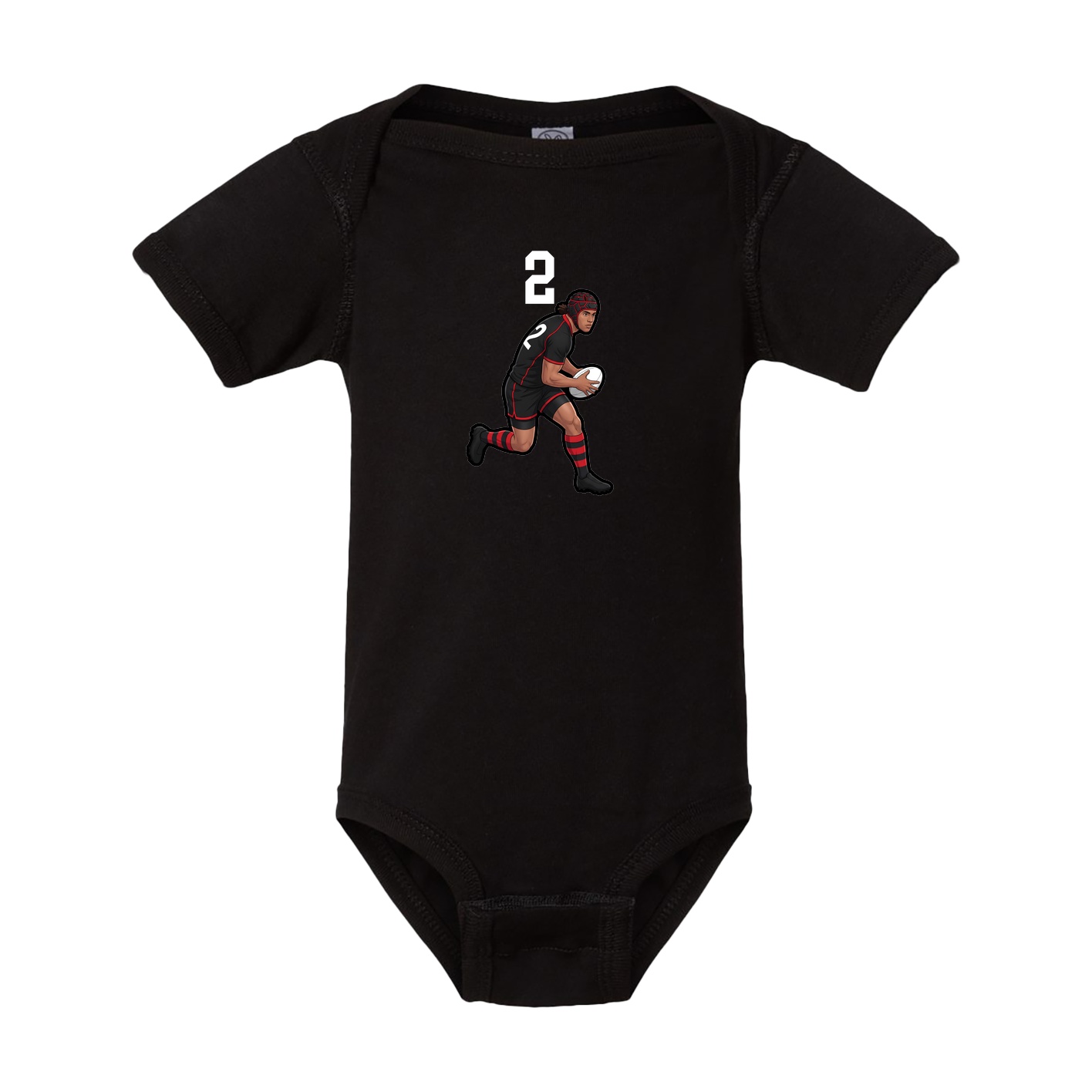 Baby Onesie — Number Top in Black