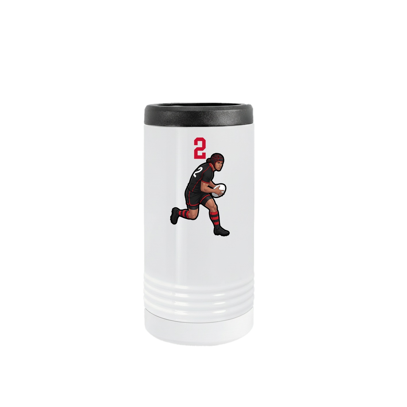 Slim Beverage Holder — Number Top in White