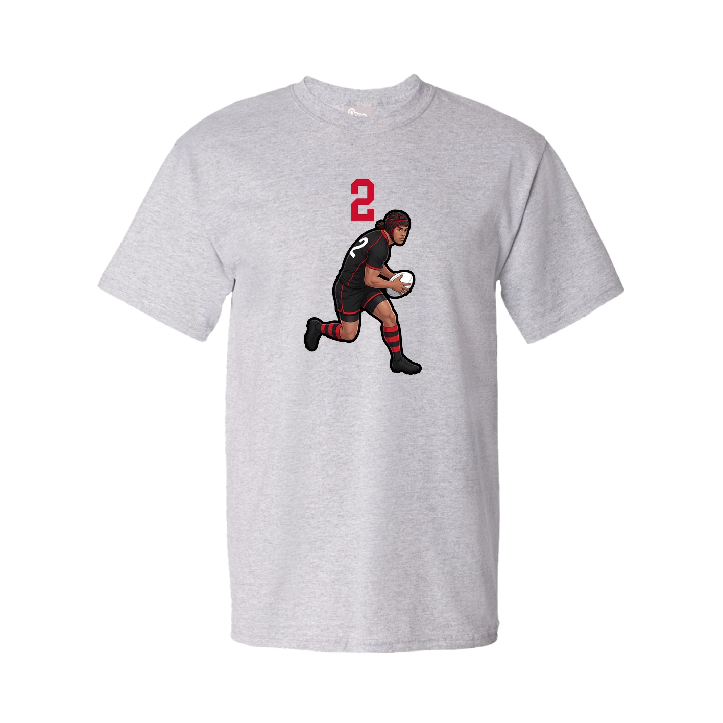 Tee — Number Top in Grey