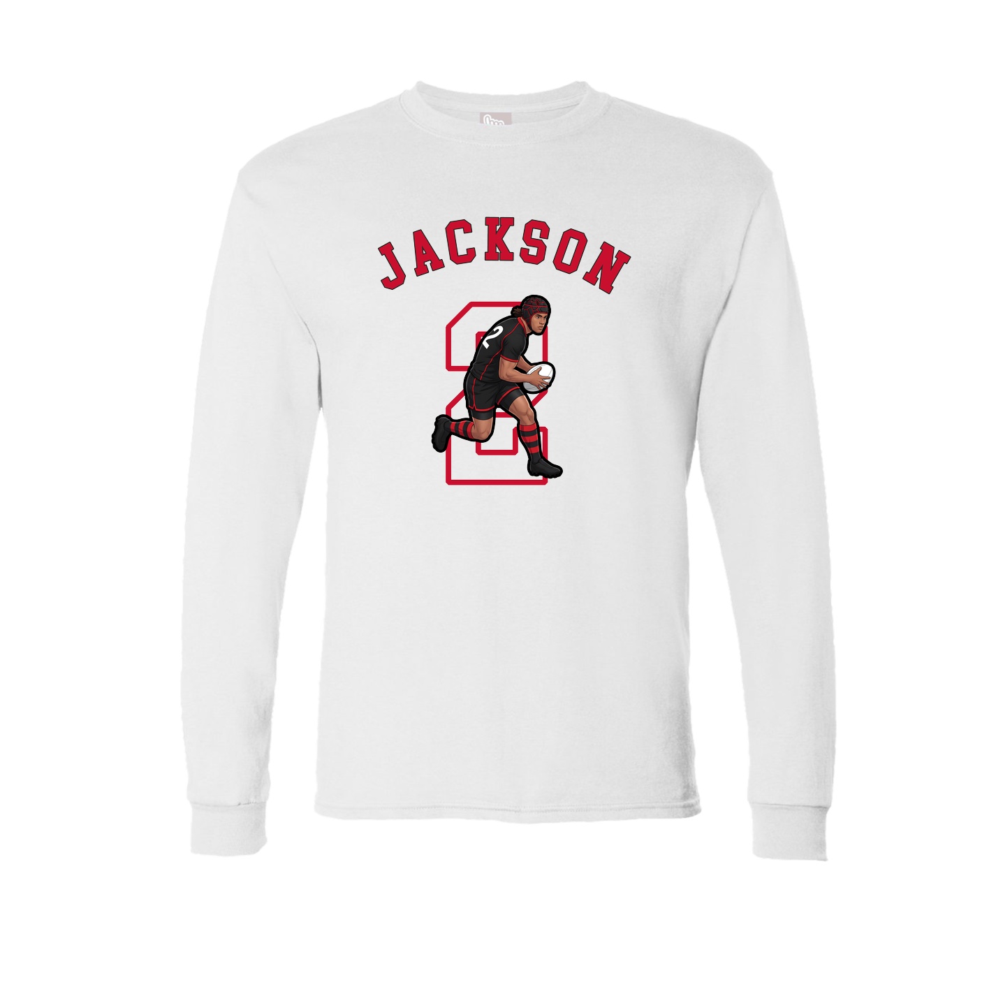 Long Sleeve Tee — Shirsey Arch in White