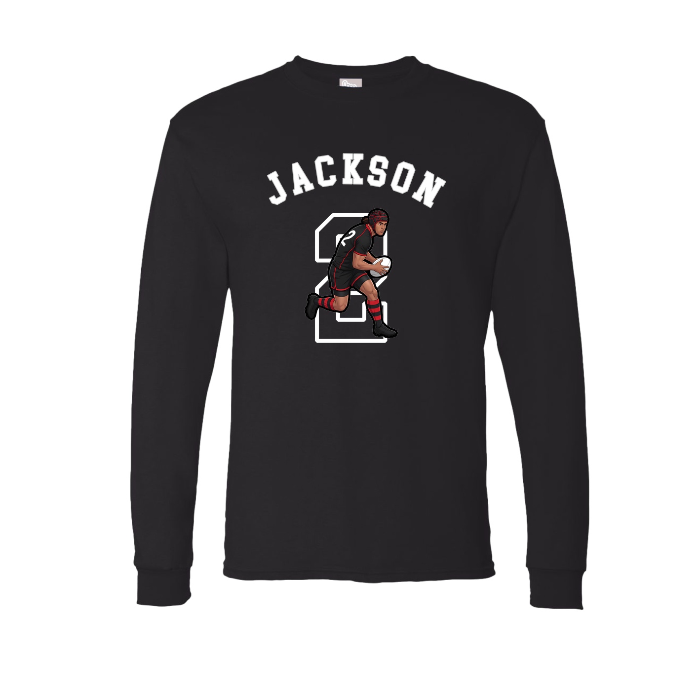 Long Sleeve Tee — Shirsey Arch in Black