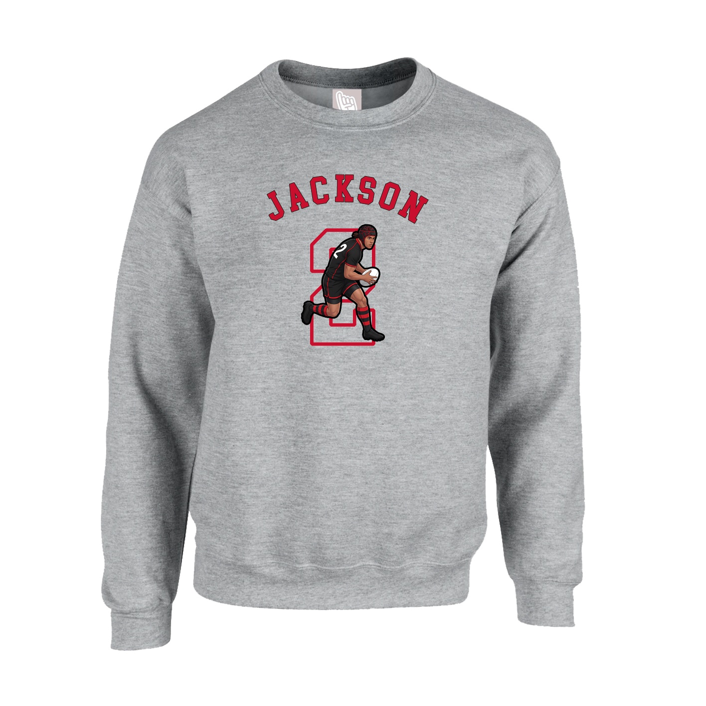 Fleece Crew — Shirsey Arch in Grey