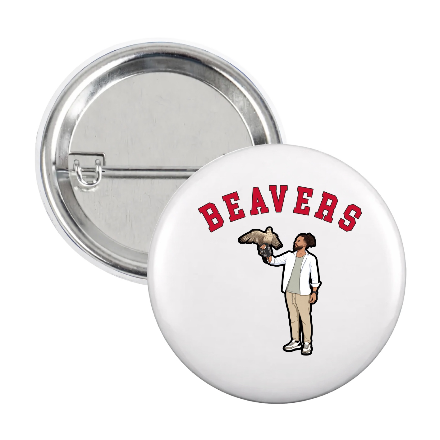 Game Day Button — Shirsey Arch in White