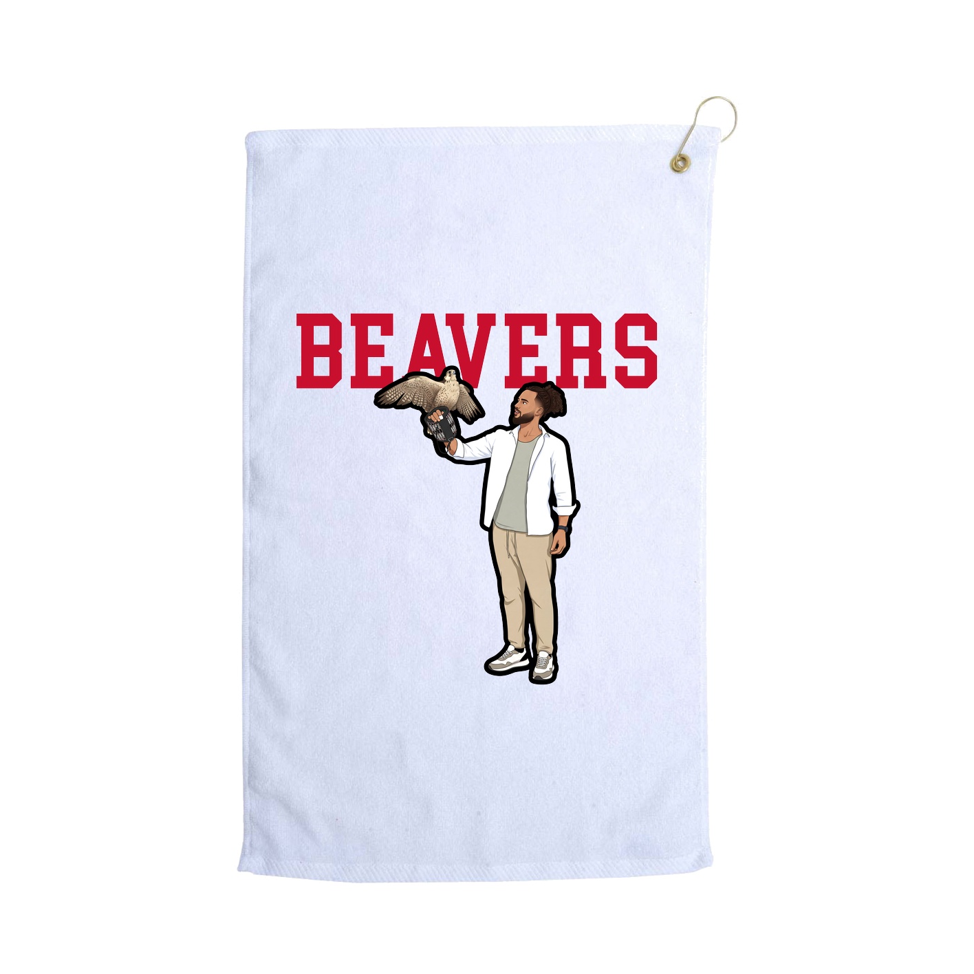 Golf Towel — Shirsey in White