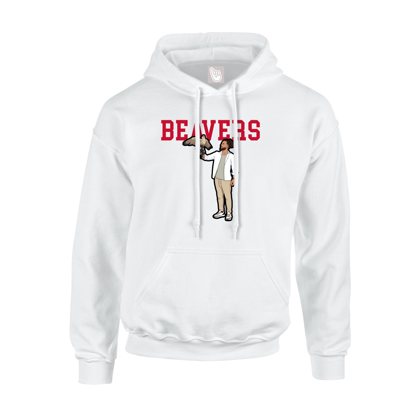 Hoodie — Shirsey in White