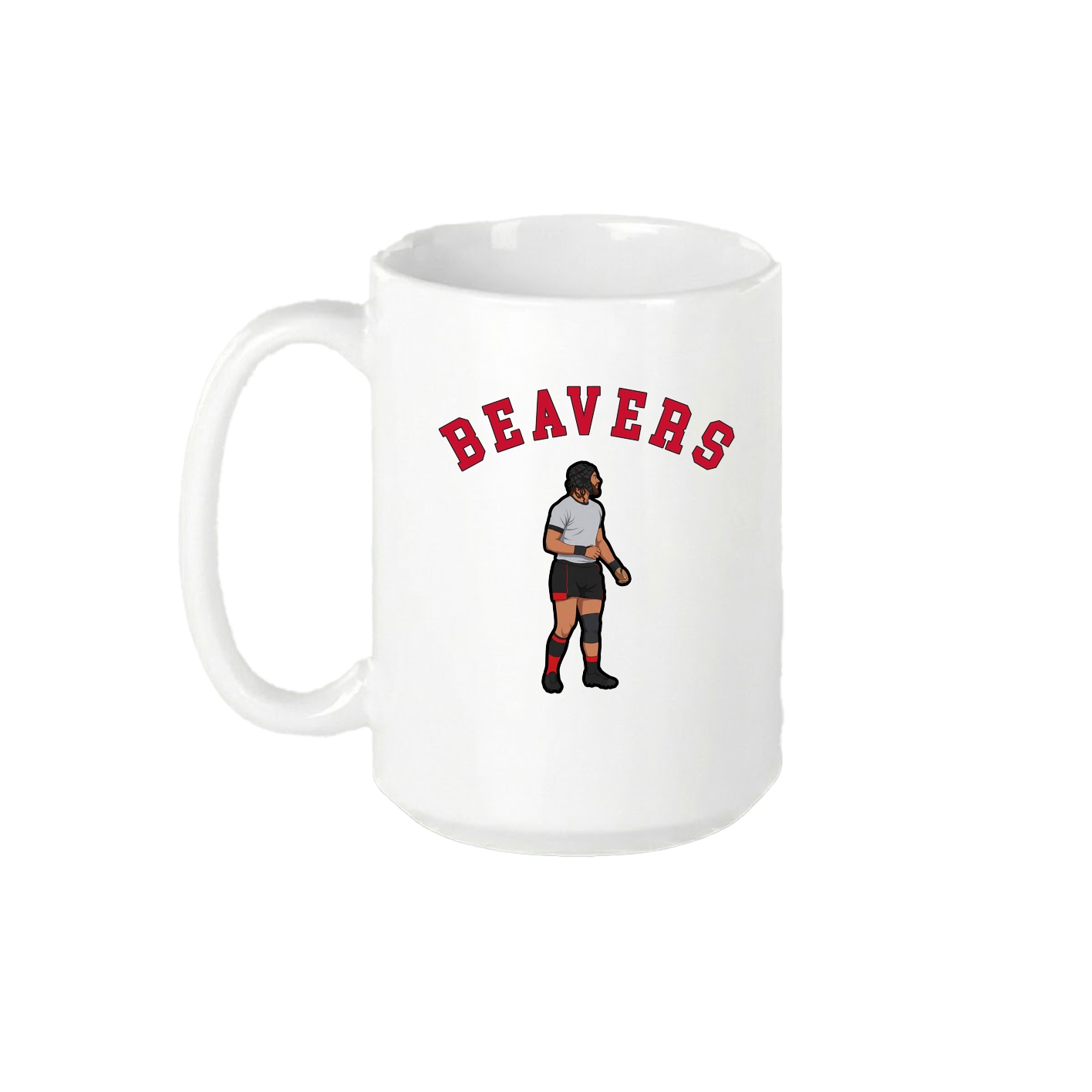15oz Coffee Mug — Shirsey Arch in White