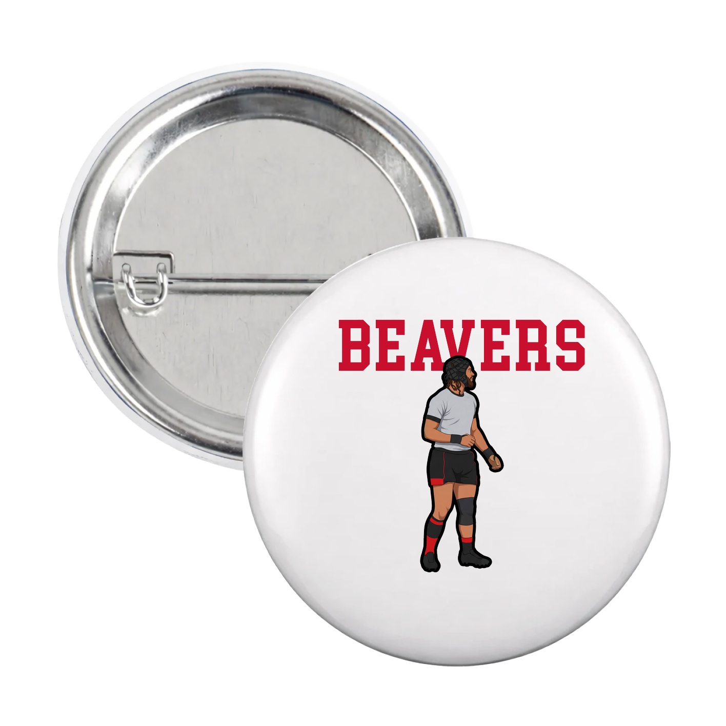 Game Day Button — Shirsey in White