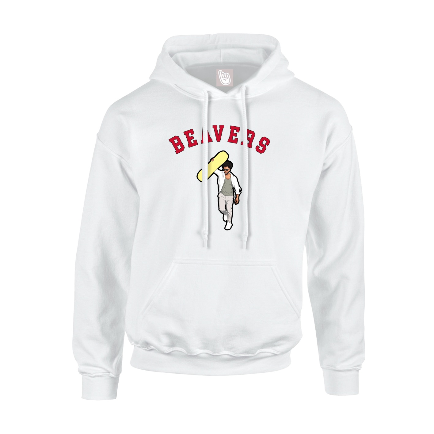 Hoodie — Shirsey Arch in White