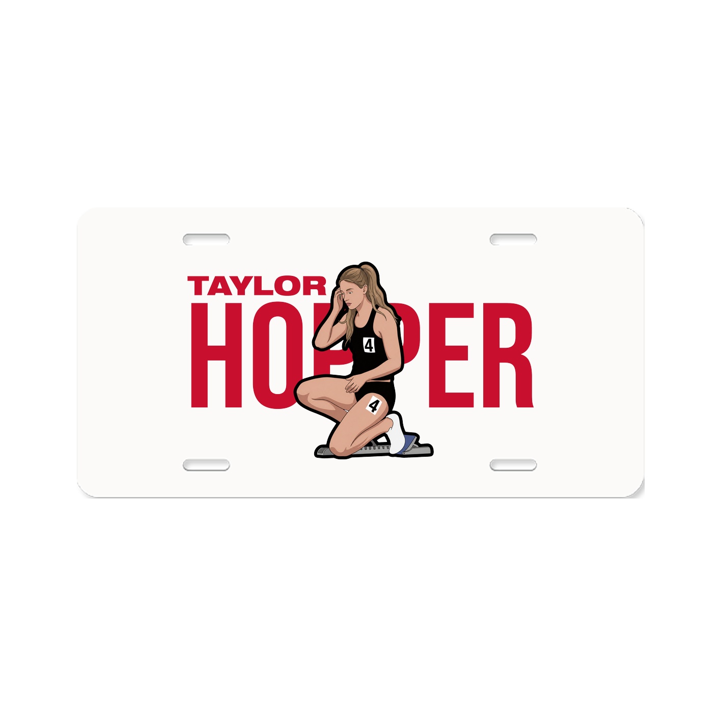 License Plate — Player Name in Classic