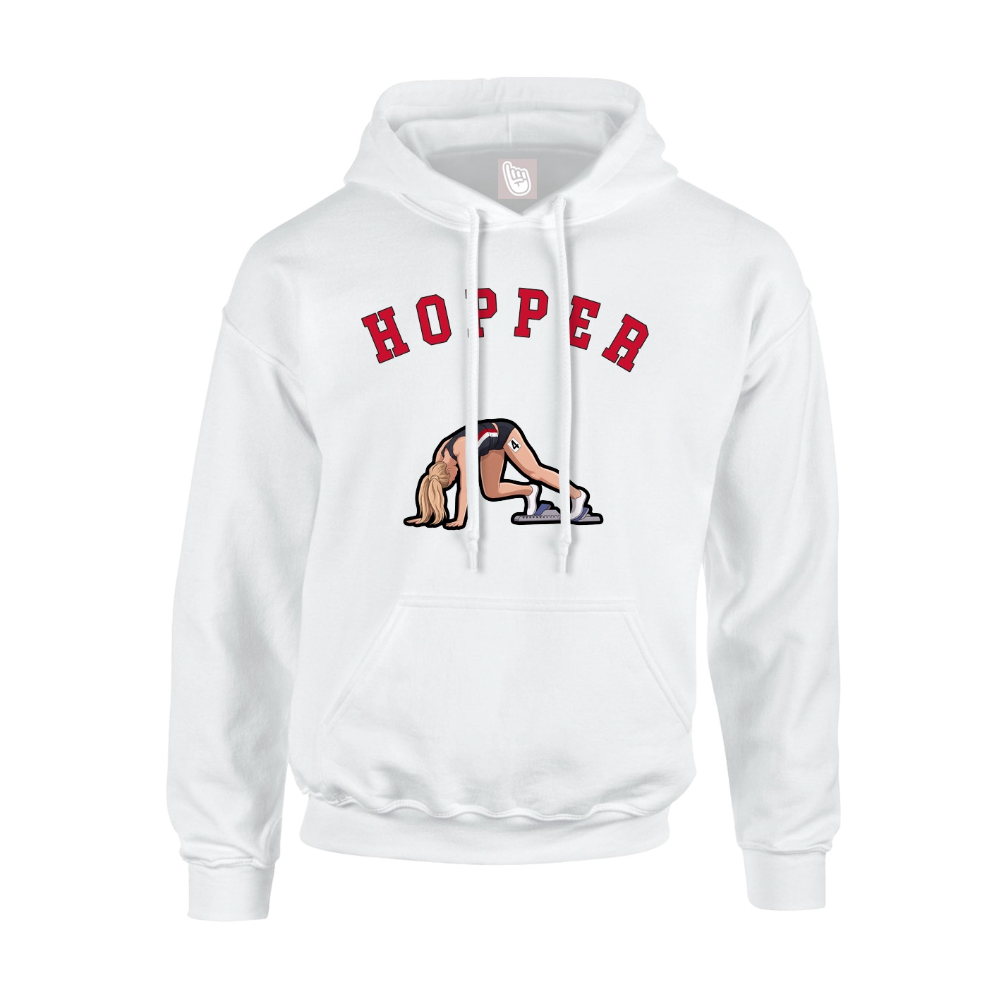 Hoodie — Shirsey Arch in White