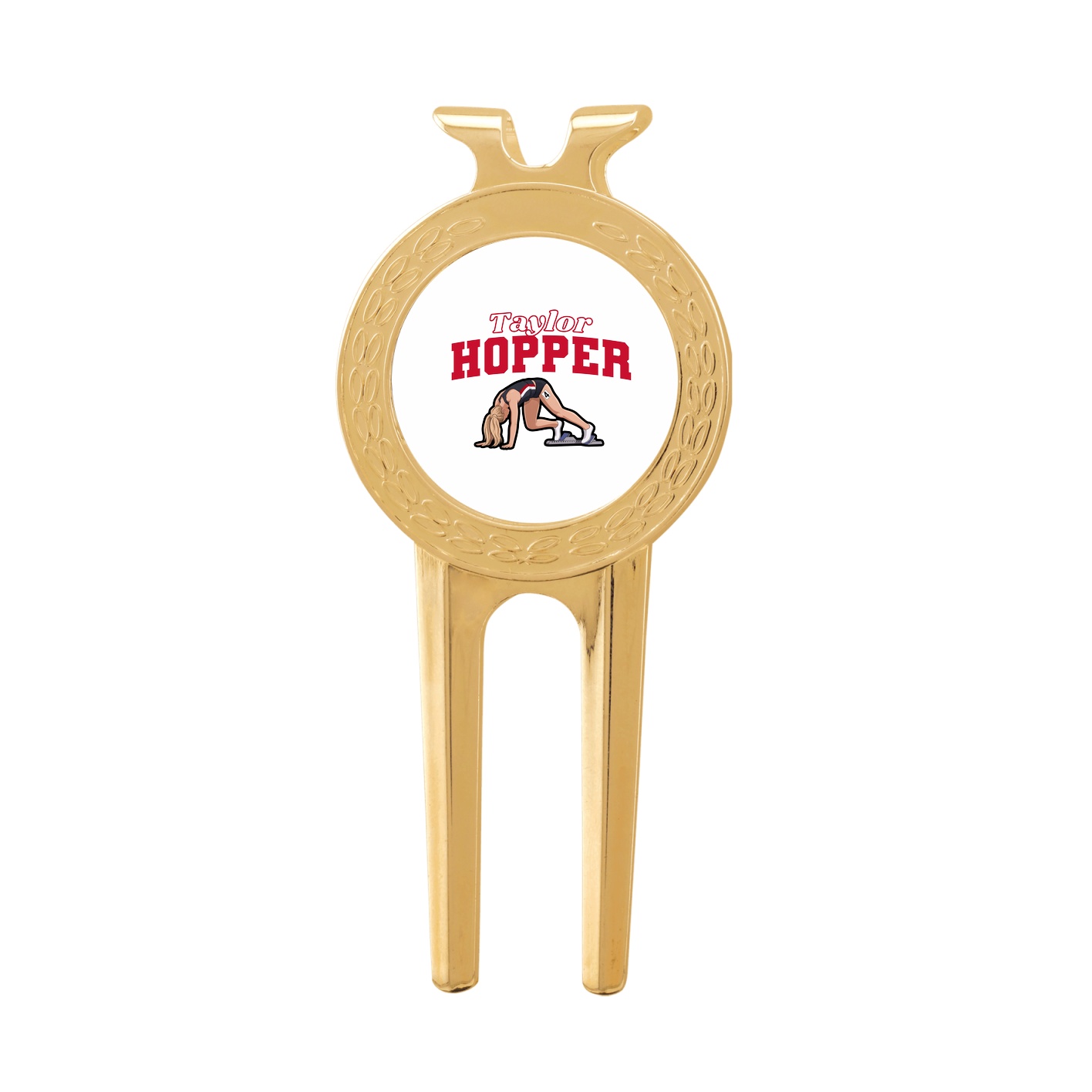 Divot Tool with Ball Marker — Name Arch in Classic