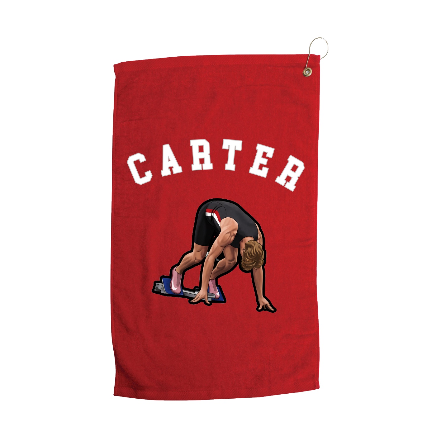 Golf Towel — Shirsey Arch in Red