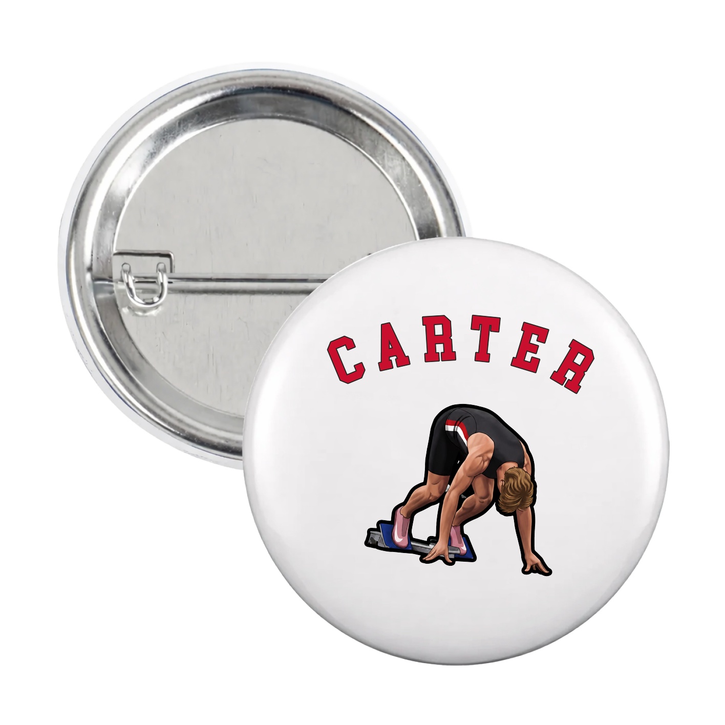 Game Day Button — Shirsey Arch in White