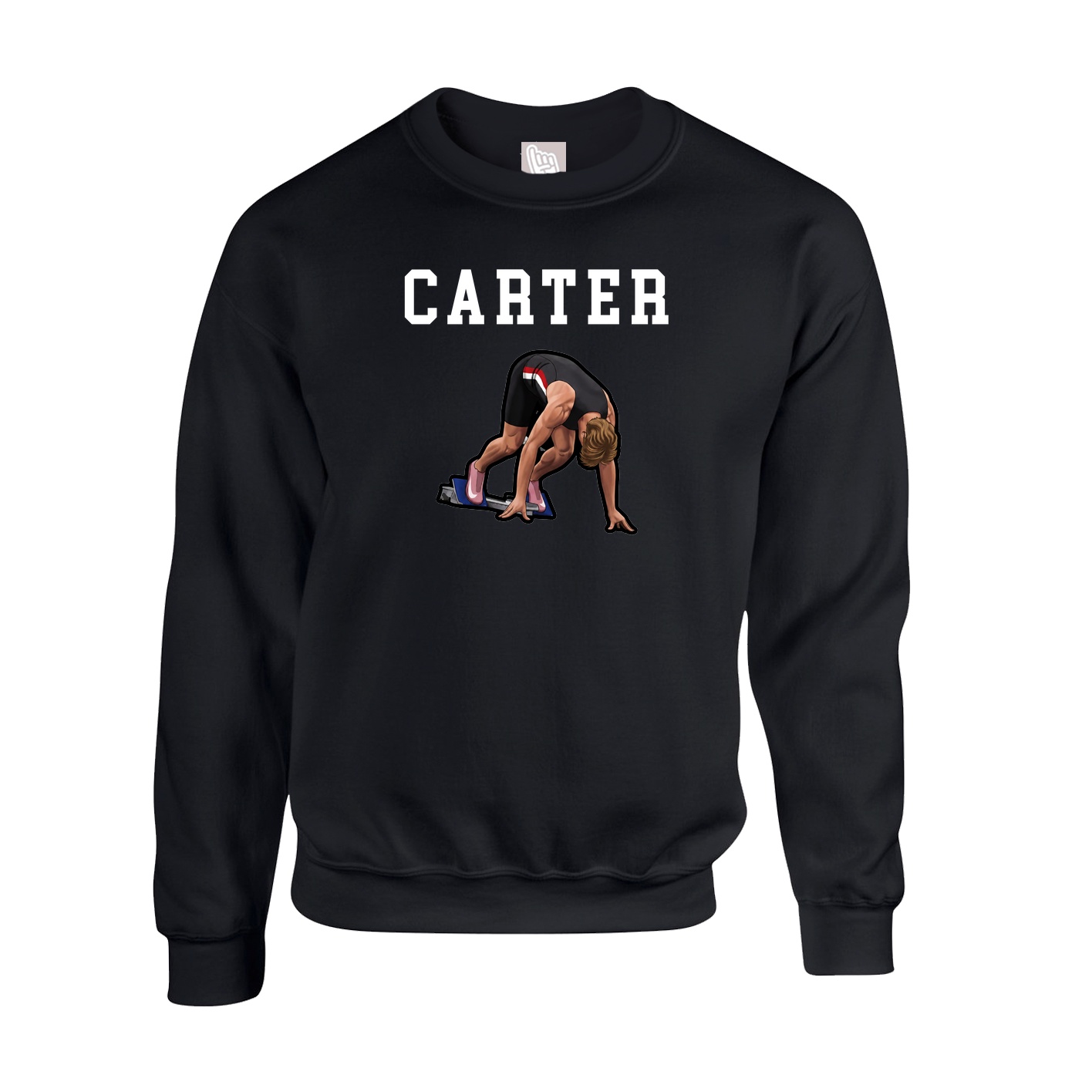 Fleece Crew — Shirsey in Black