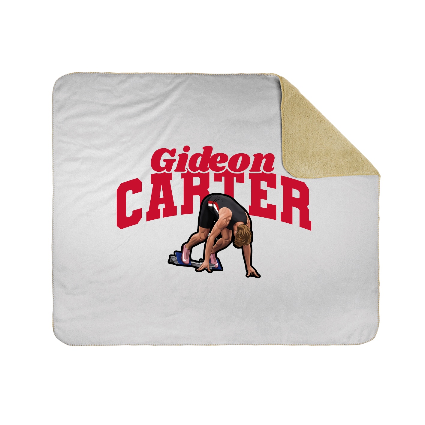 Throw Blanket — Signature Arch in White