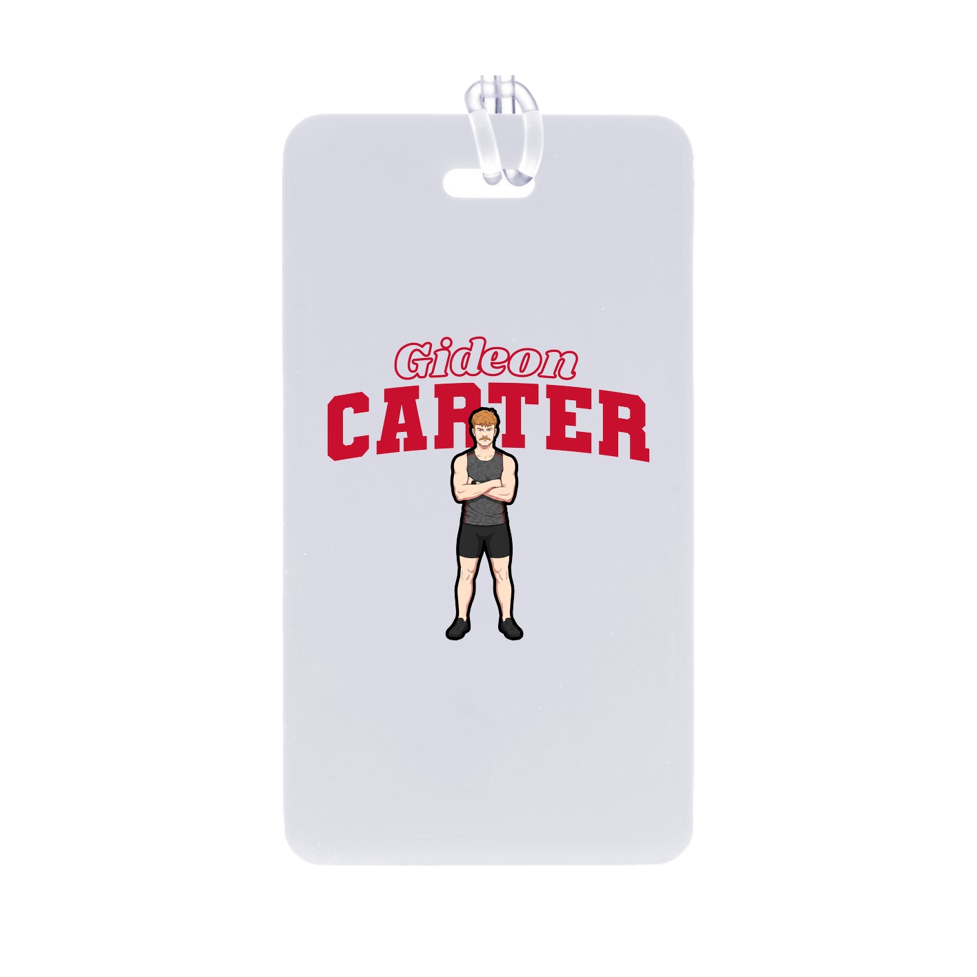 Bag Tag — Name Arch in Classic