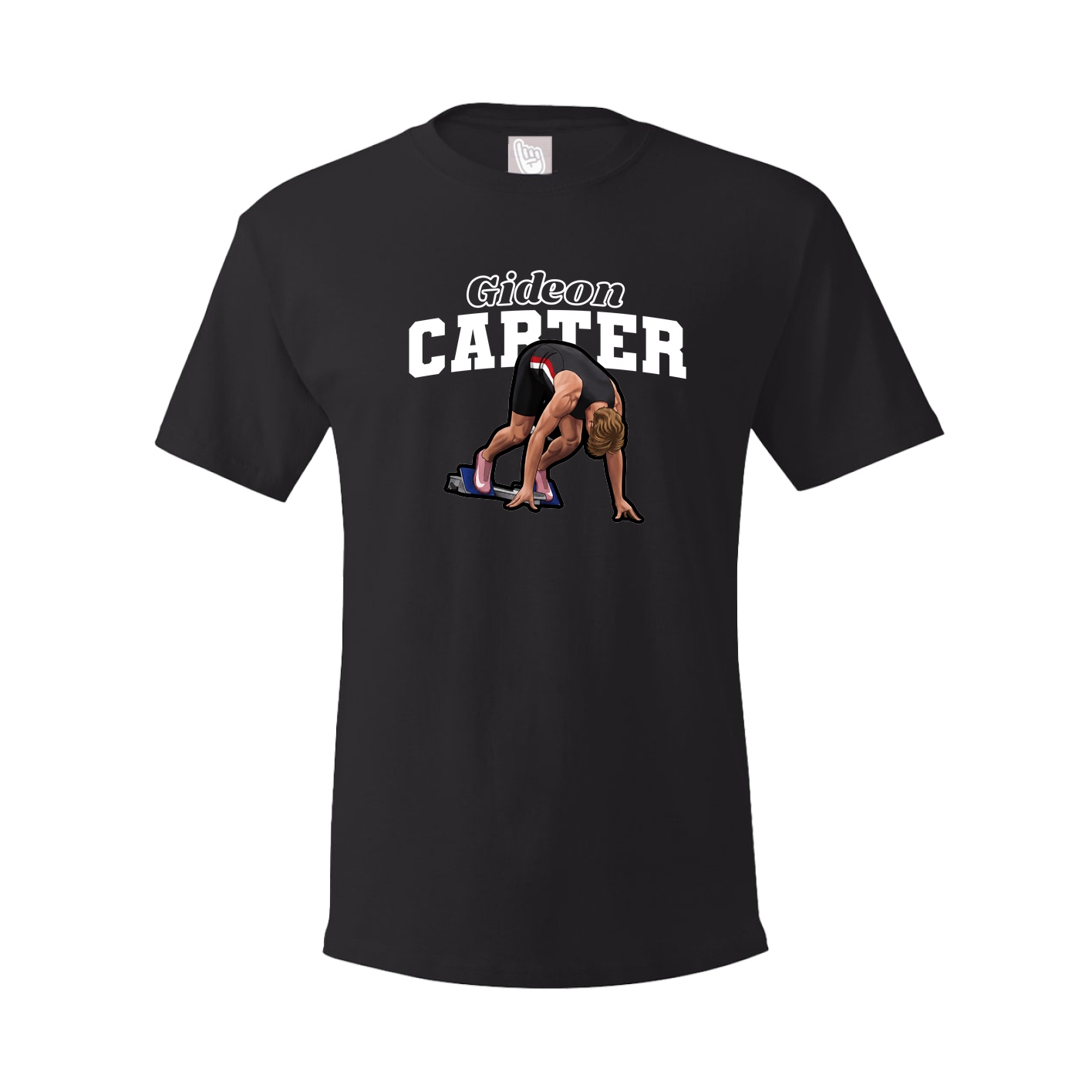 Youth Tee — Name Arch in Black