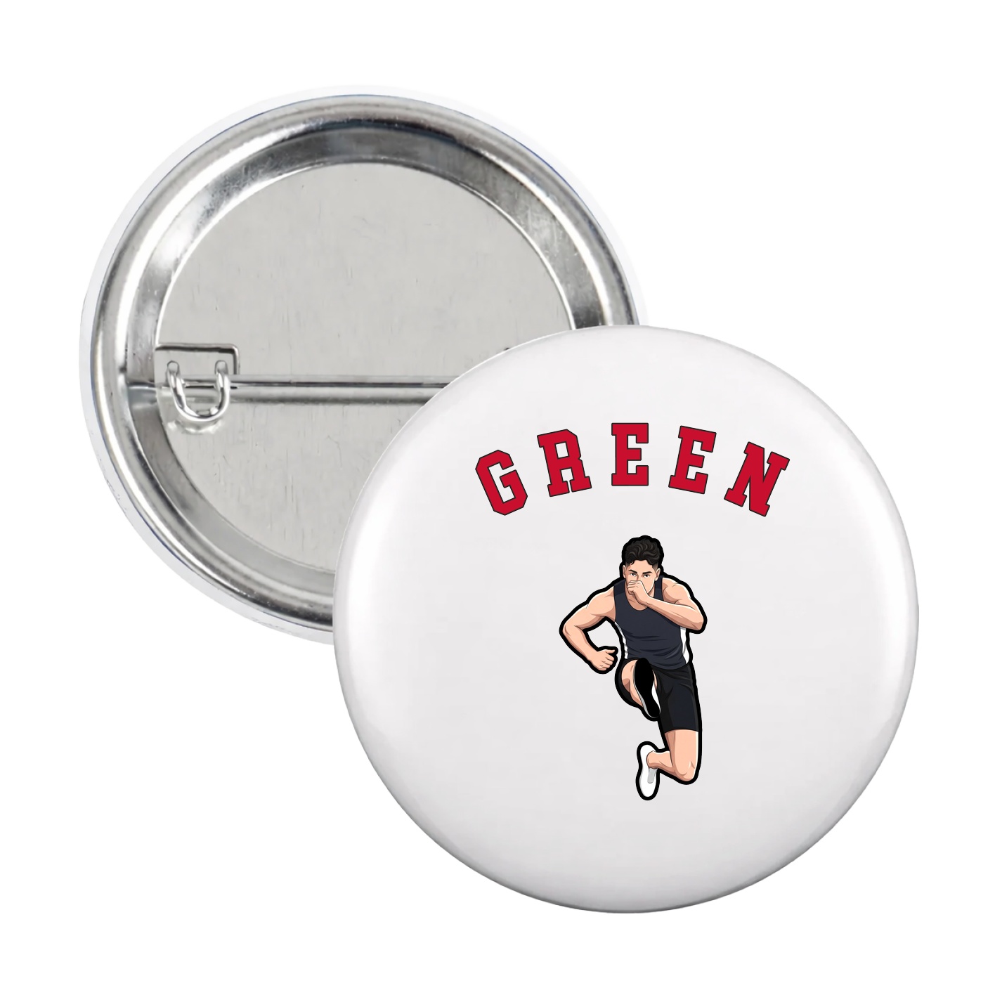 Game Day Button — Shirsey Arch in White