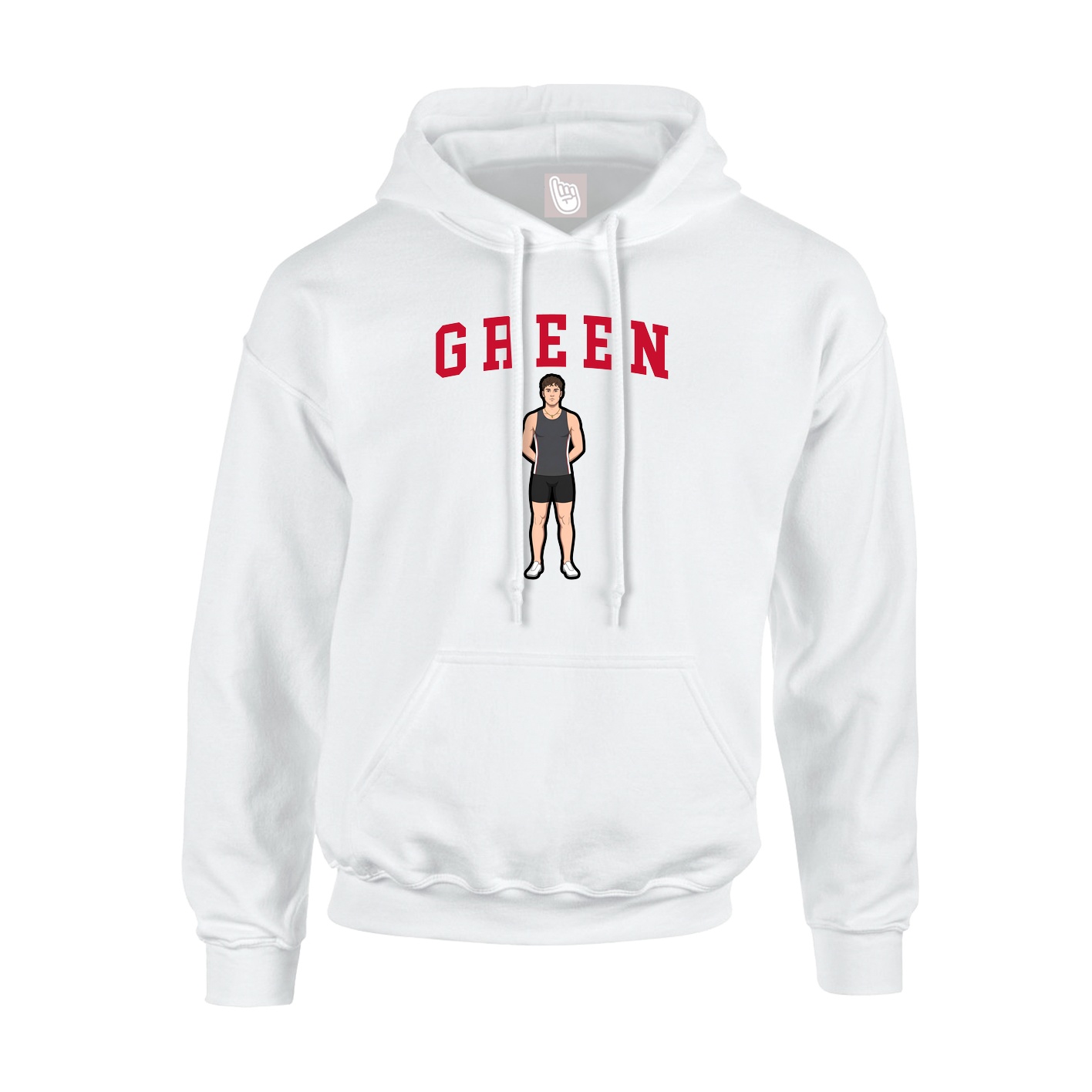 Hoodie — Shirsey in White