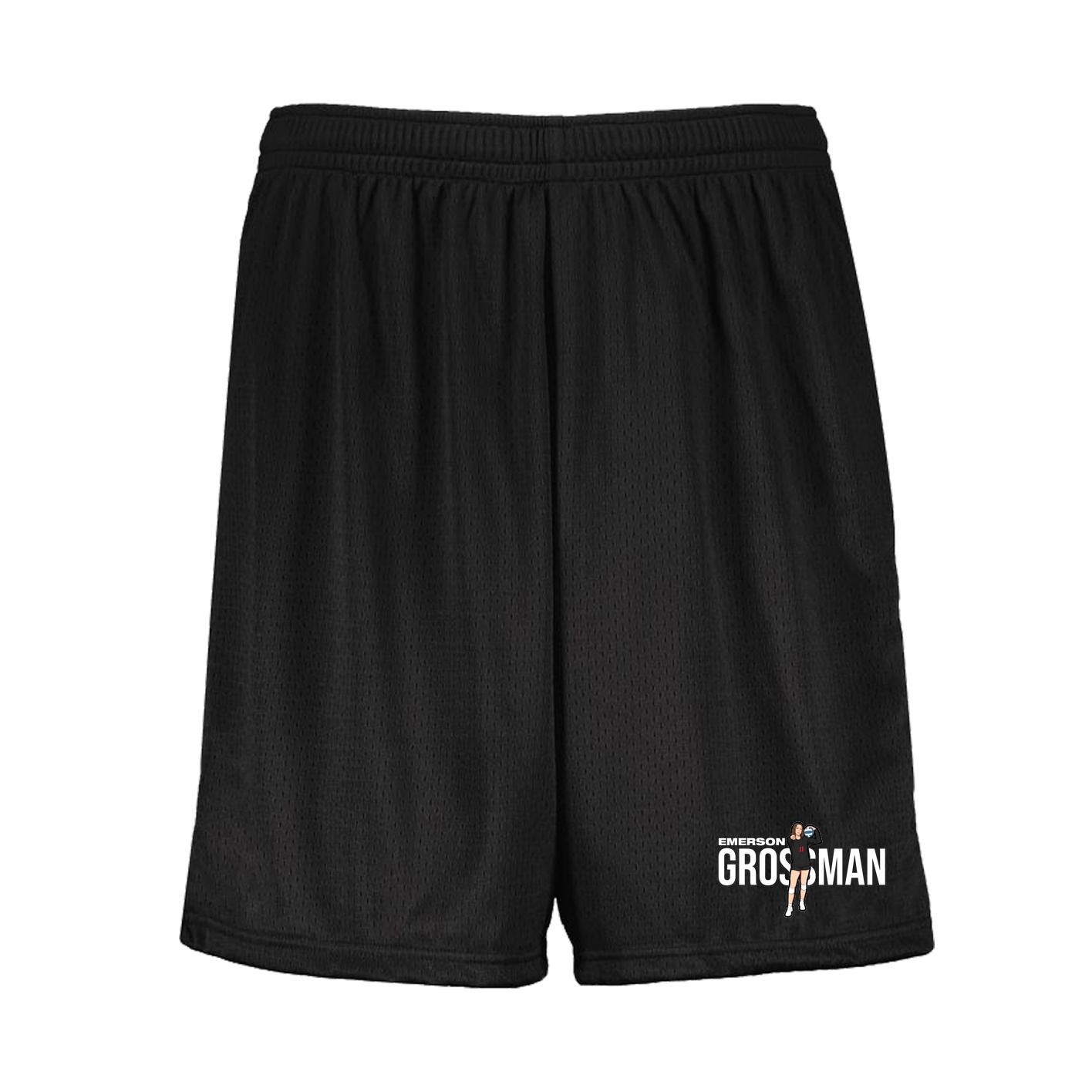Shorts — Player Name in Black
