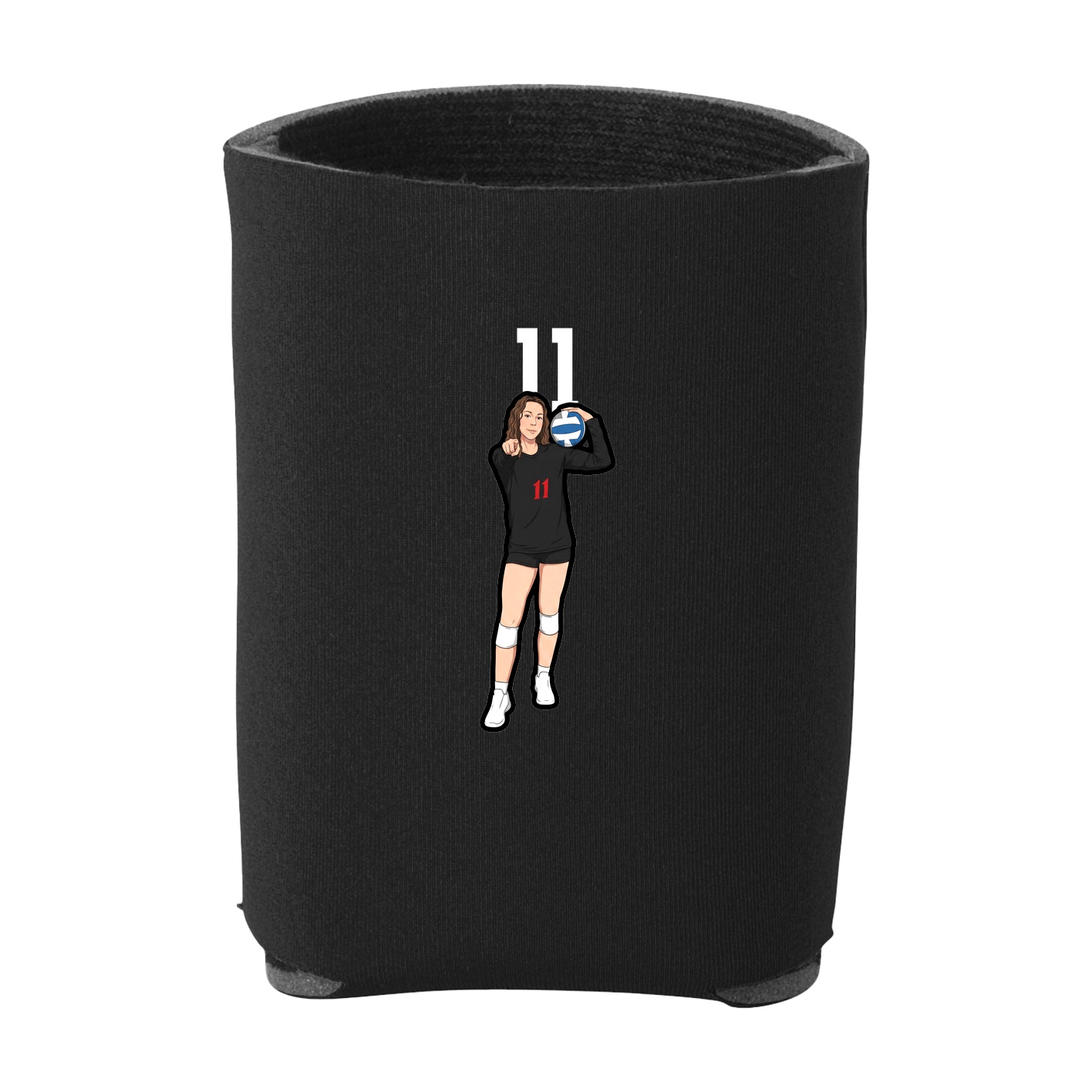 Can Holder — Number Top in Black