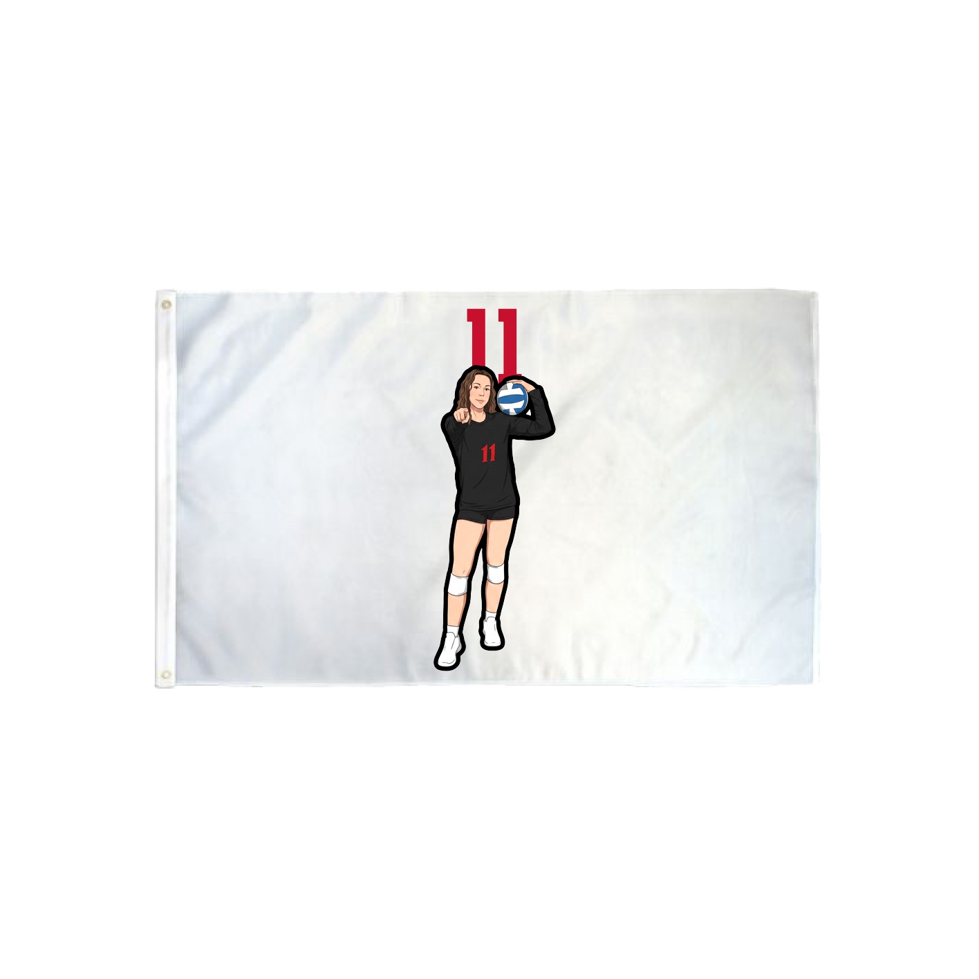 3x5 Flag — Number Top in Classic