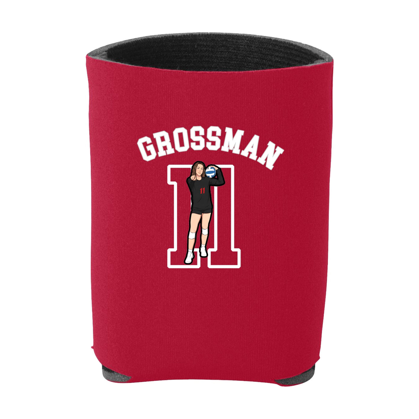 Can Holder — Shirsey Arch in Red