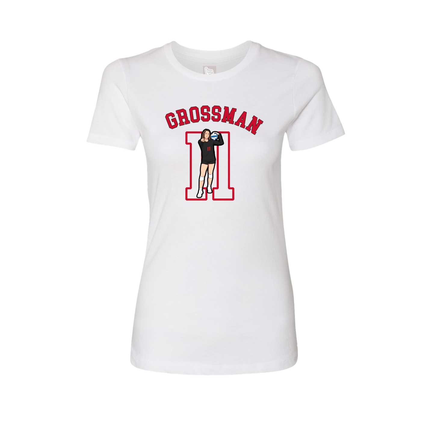 Womens Tee — Shirsey Arch in White