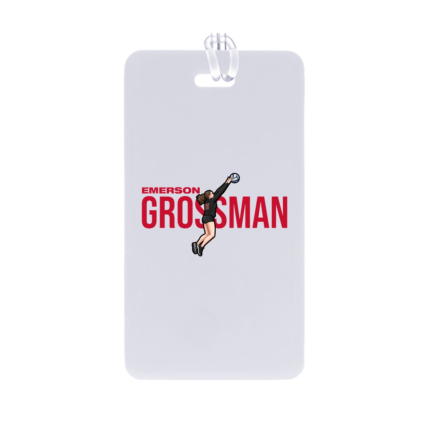 Bag Tag — Player Name in Classic