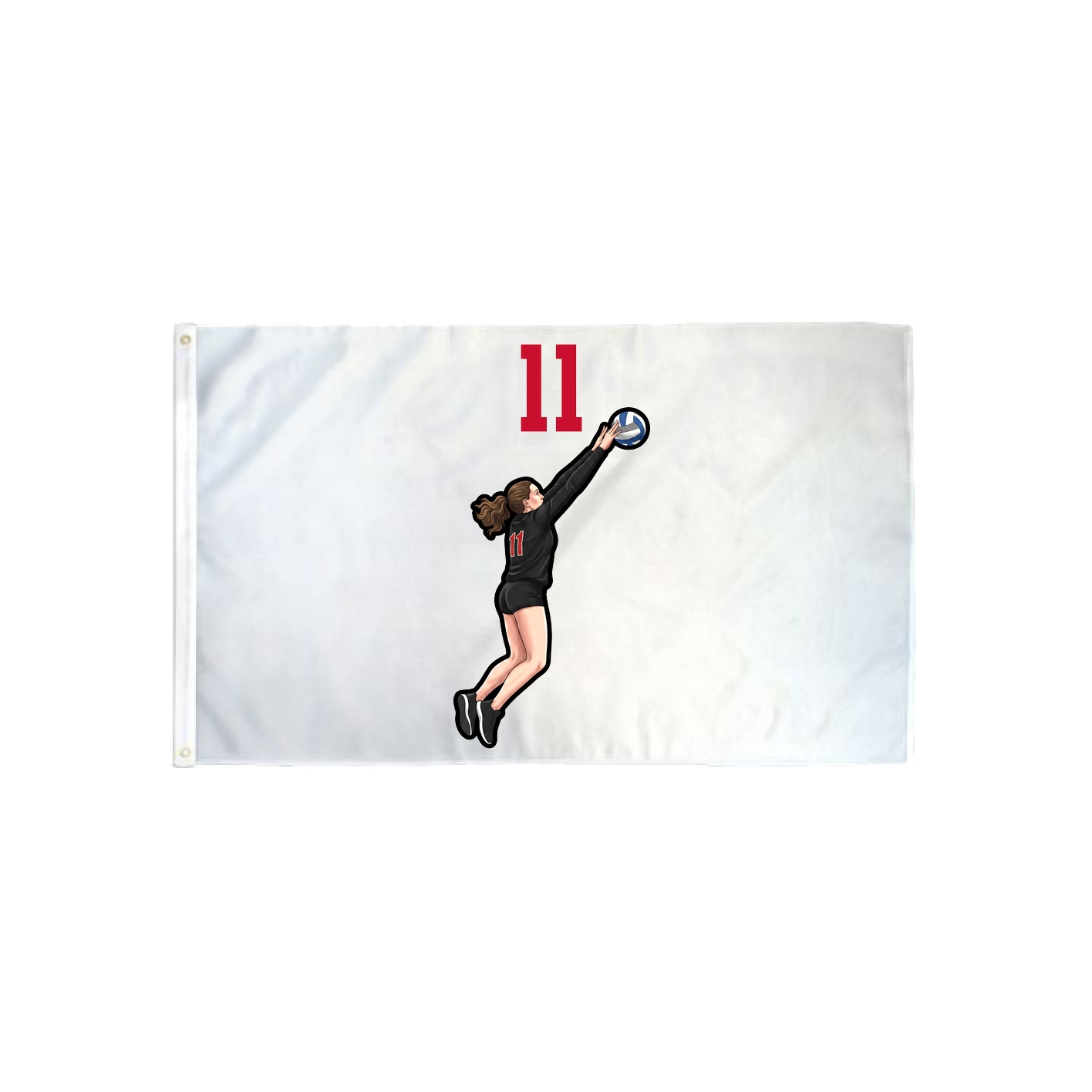 3x5 Flag — Number Top in Classic