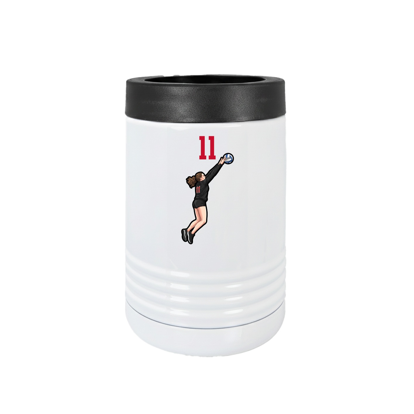 Beverage Holder — Number Top in White