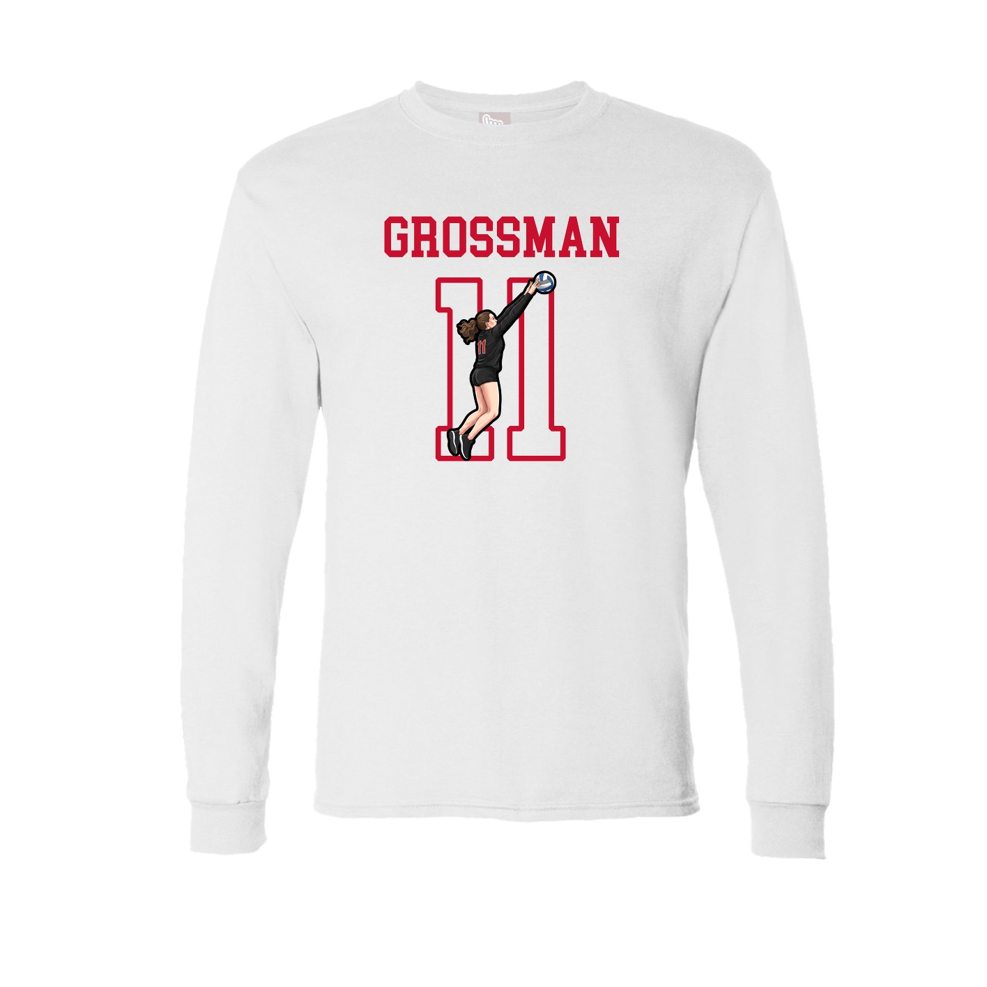 Long Sleeve Tee — Shirsey in White