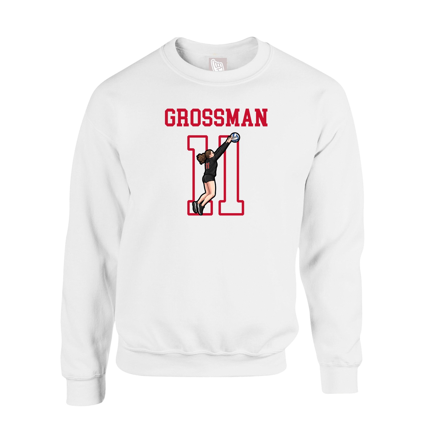 Fleece Crew — Shirsey in White