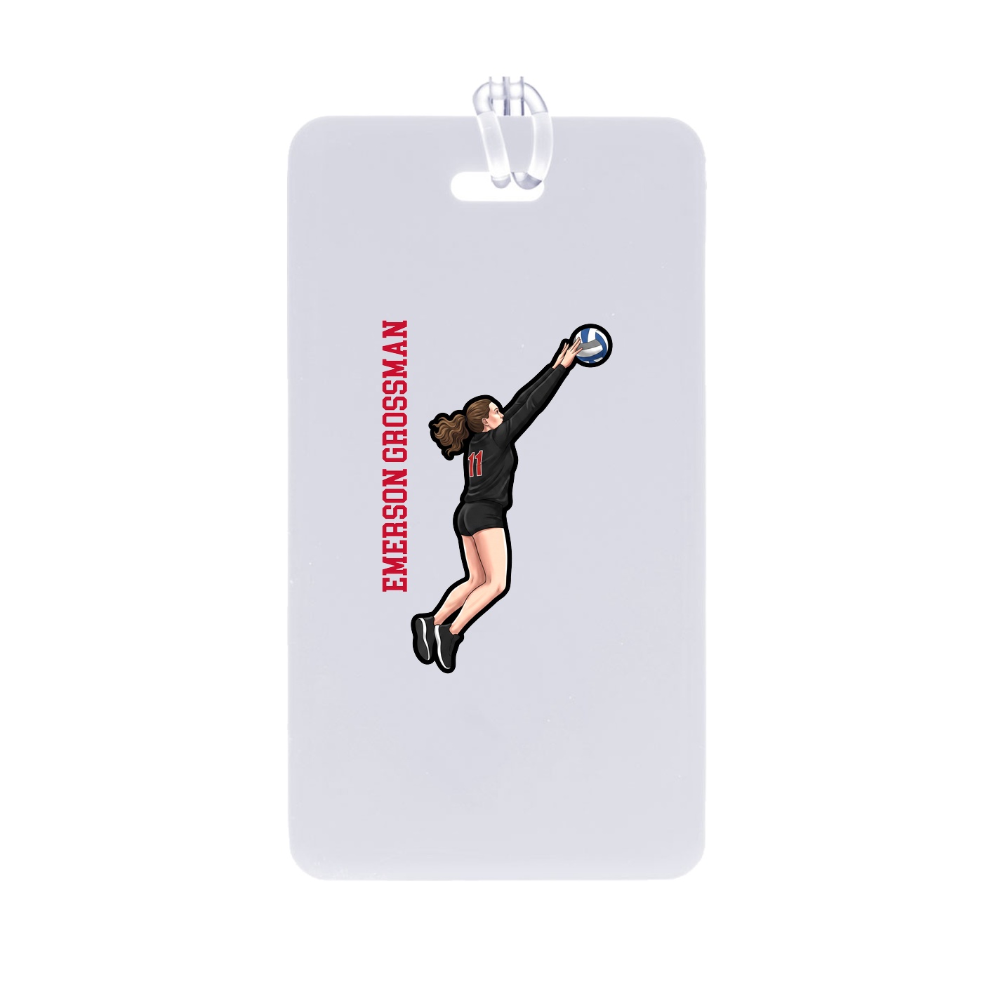 Bag Tag — Name Vertical in Classic