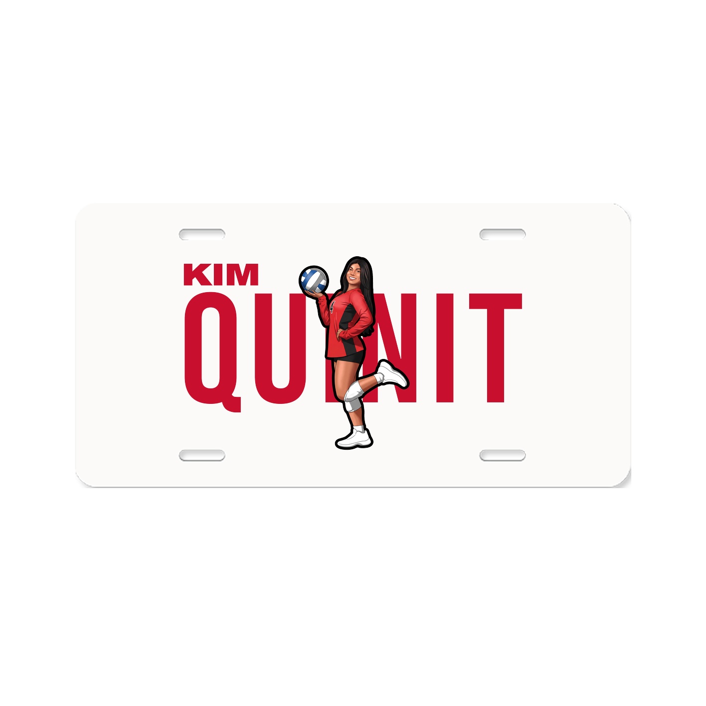 License Plate — Player Name in Classic