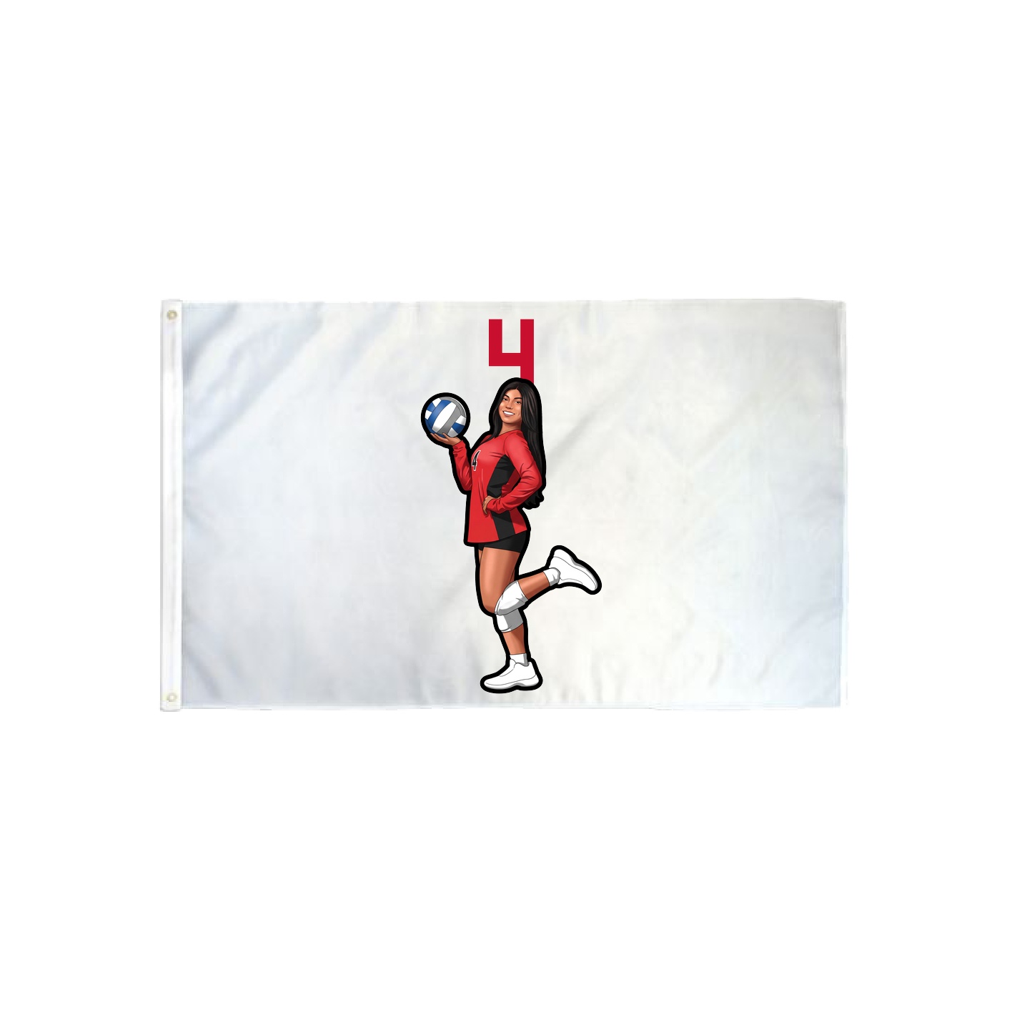 3x5 Flag — Number Top in Classic