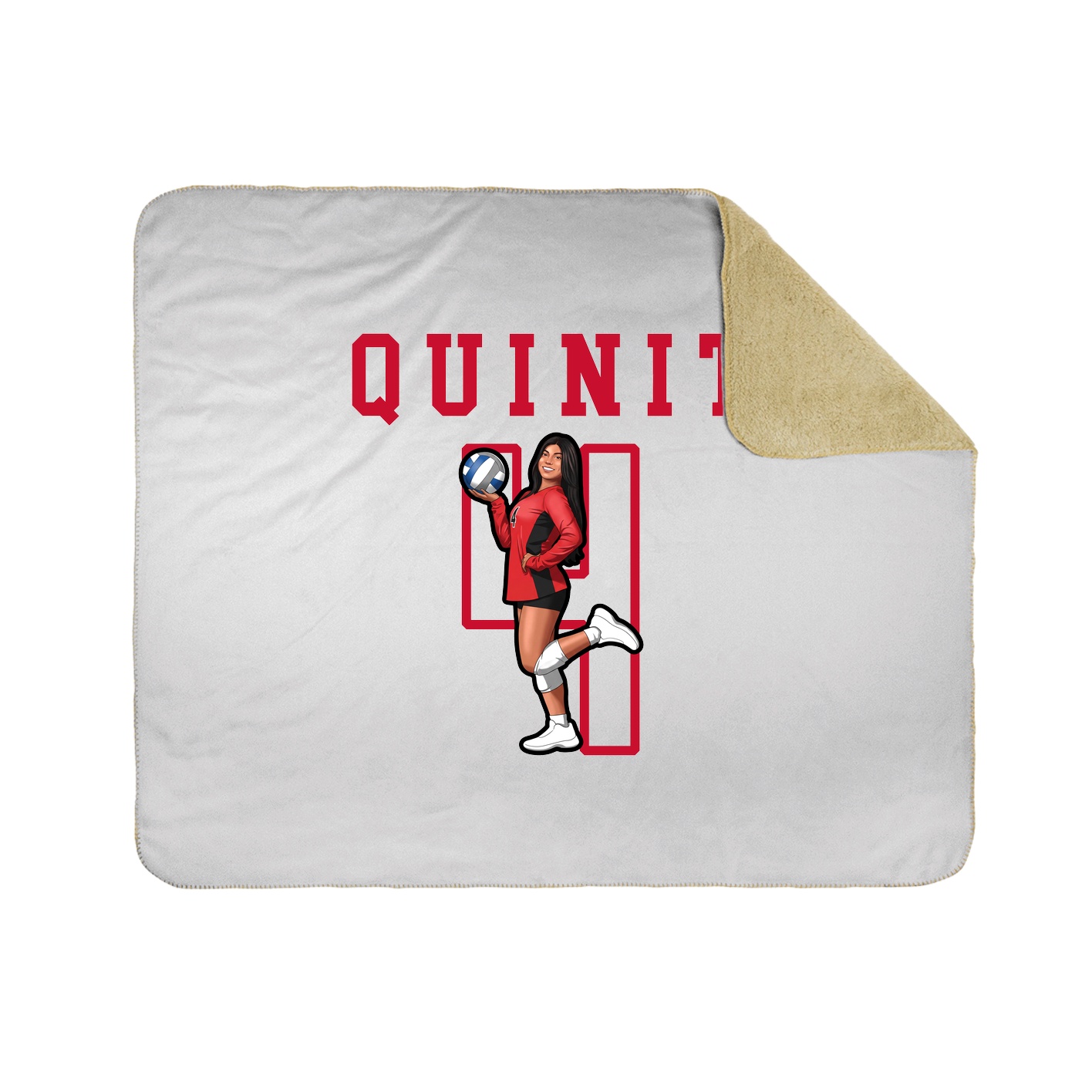 Throw Blanket — Shirsey in White