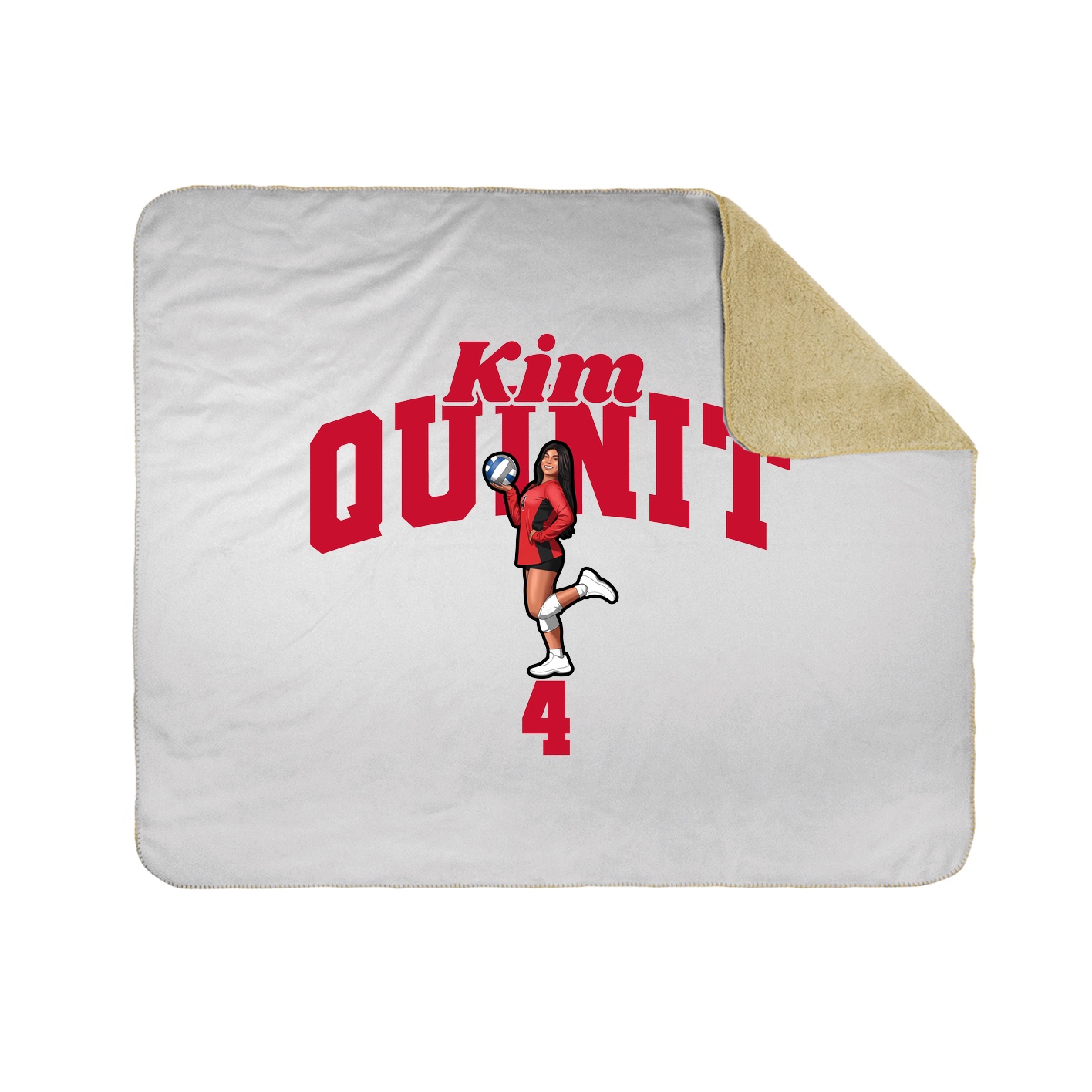 Throw Blanket — Signature Arch in White