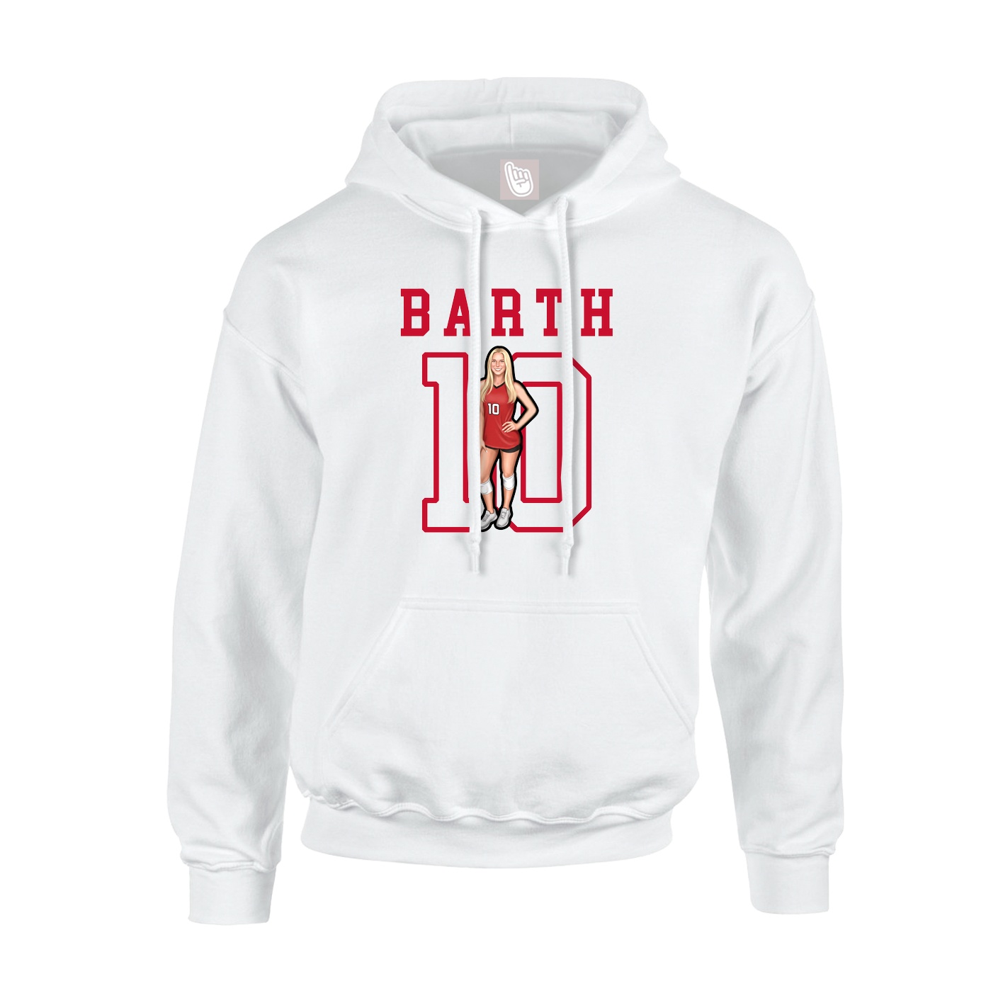 Youth Hoodie — Shirsey in White