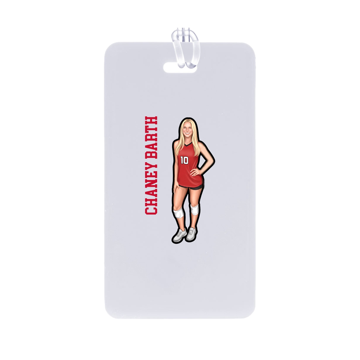 Bag Tag — Name Vertical in Classic