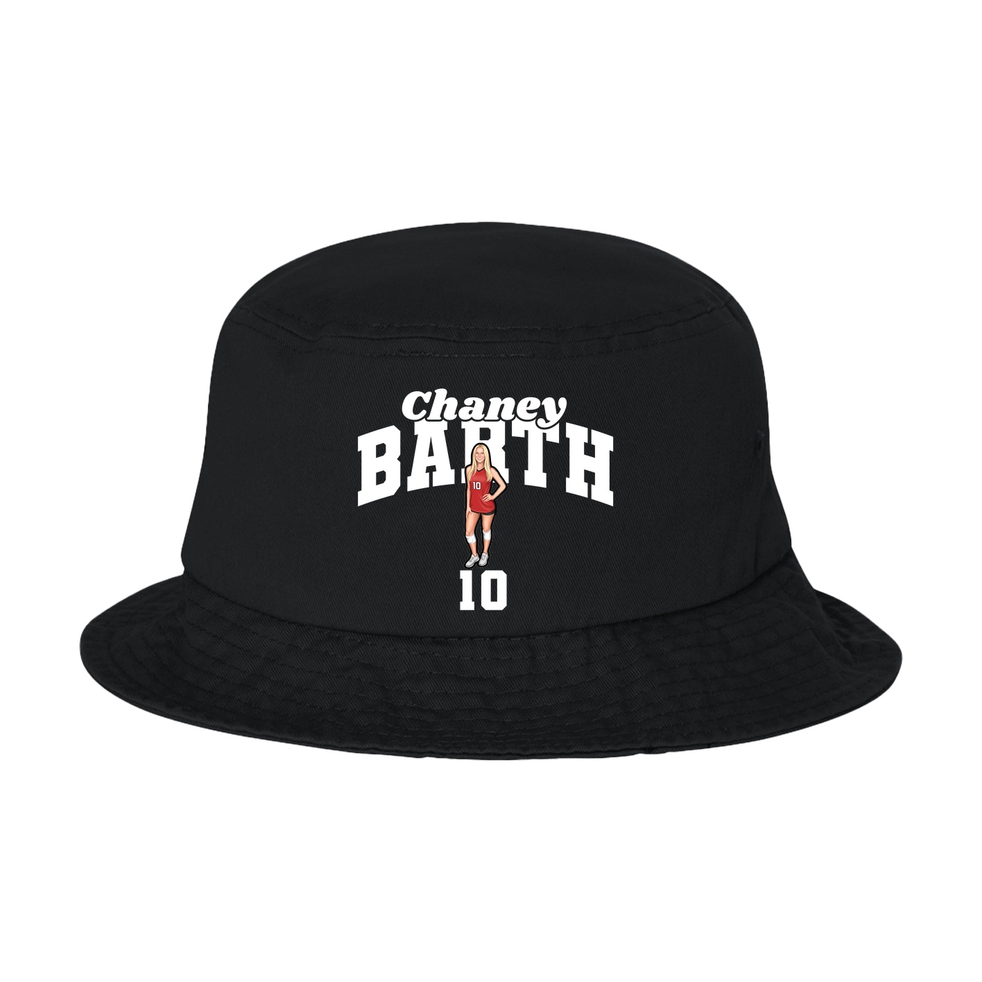 Bucket Cap — Signature Arch in Black