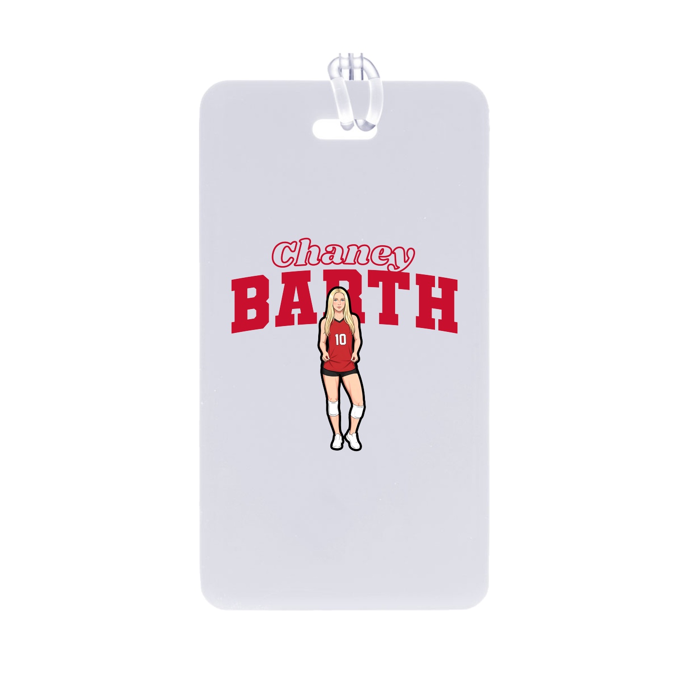 Bag Tag — Name Arch in Classic