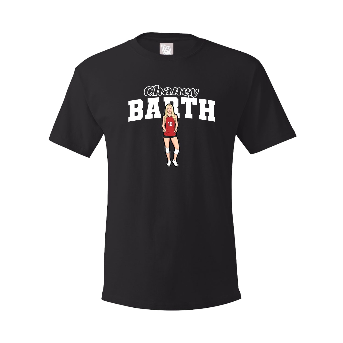 Youth Tee — Name Arch in Black