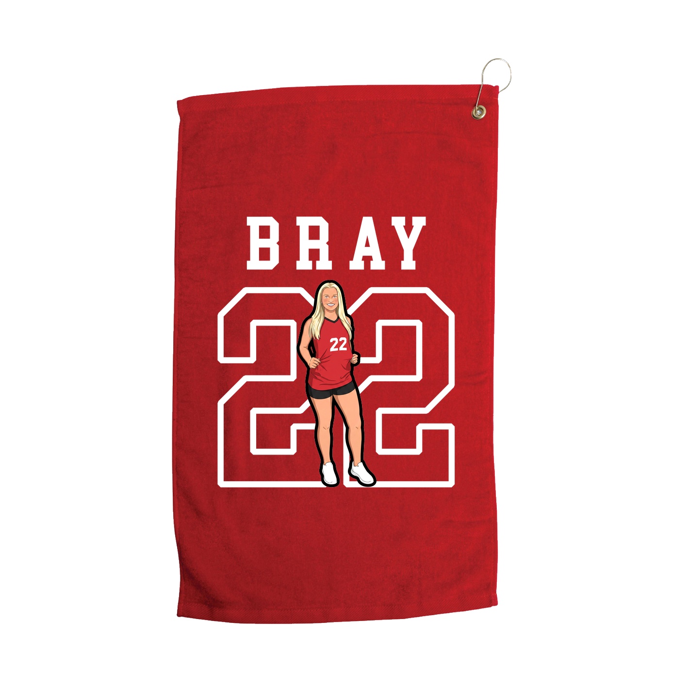 Golf Towel — Shirsey in Red