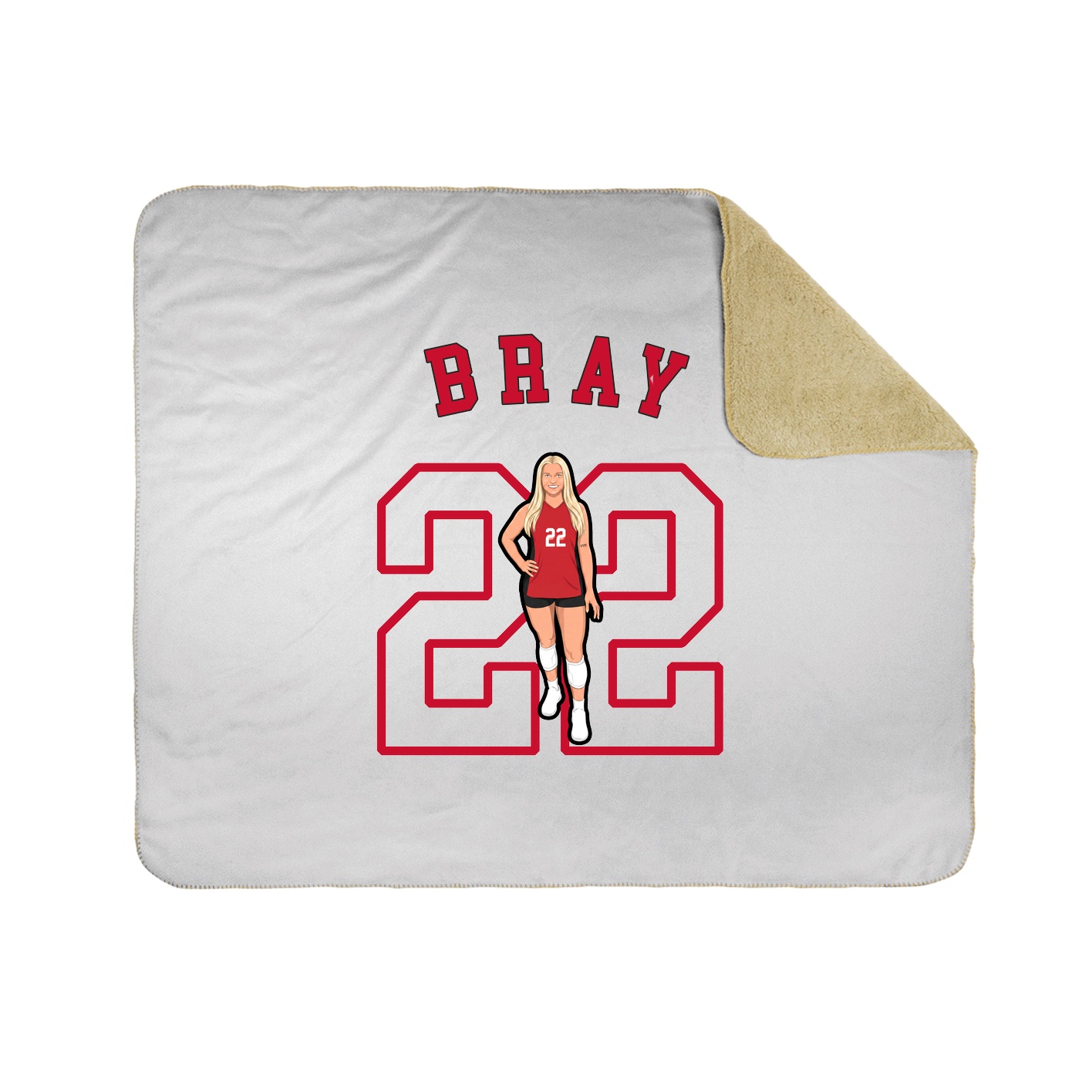 Throw Blanket — Shirsey Arch in White
