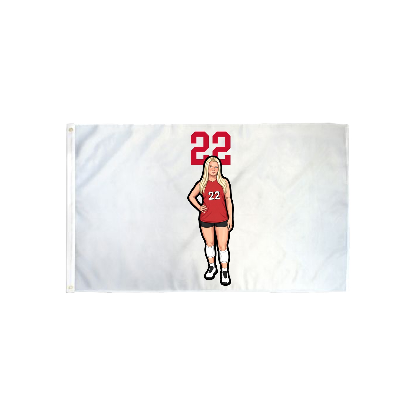 3x5 Flag — Number Top in Classic