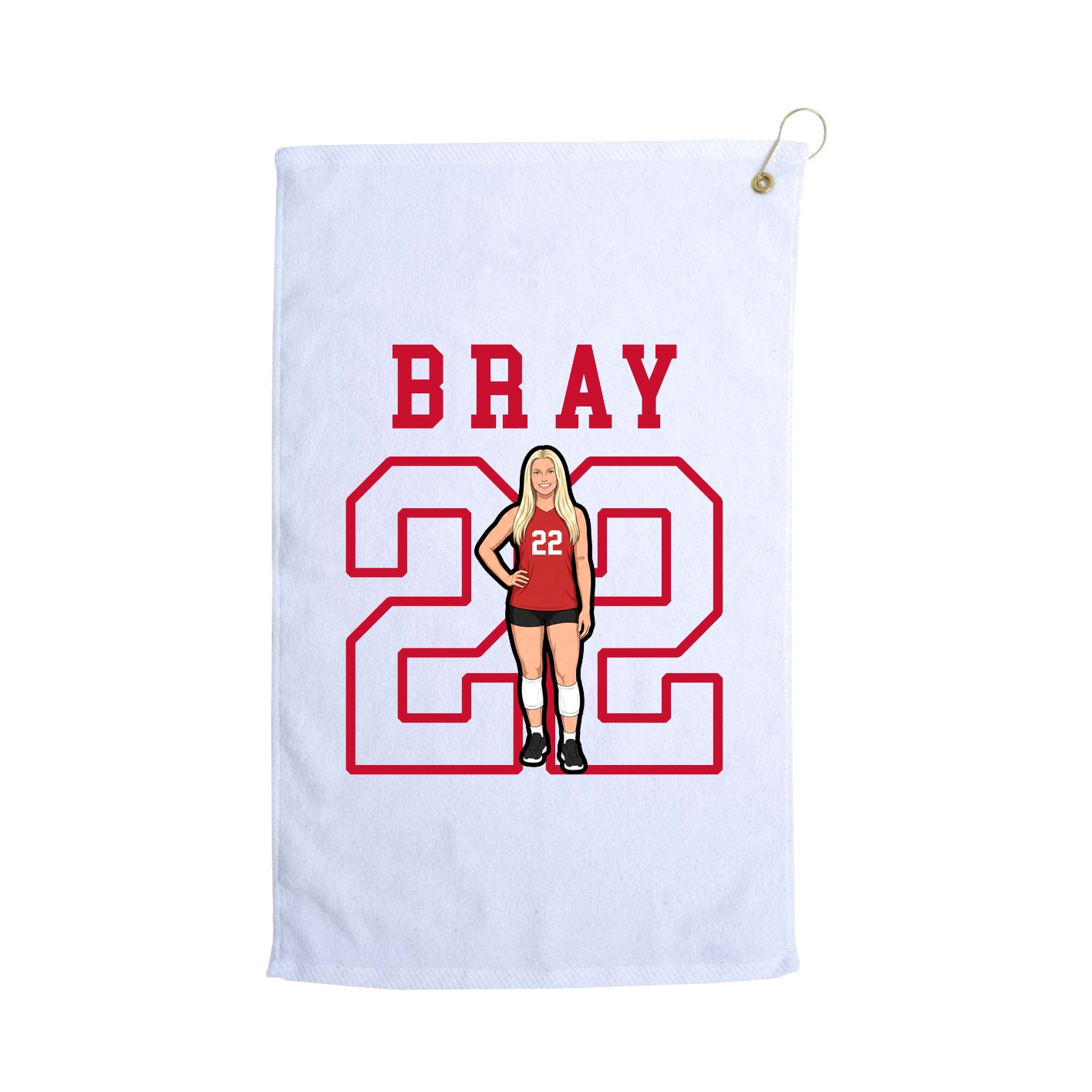 Golf Towel — Shirsey in White