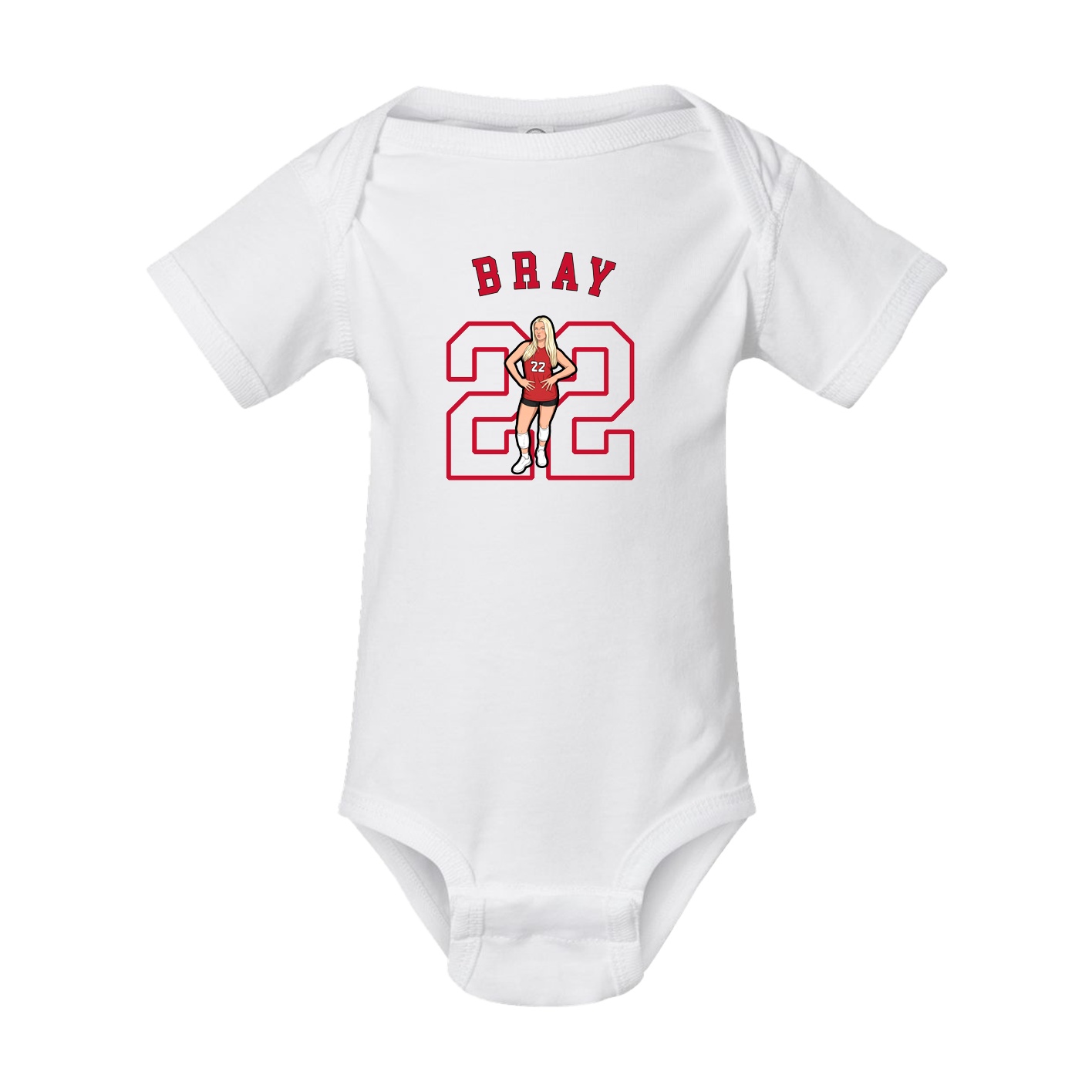 Baby Onesie — Shirsey Arch in White