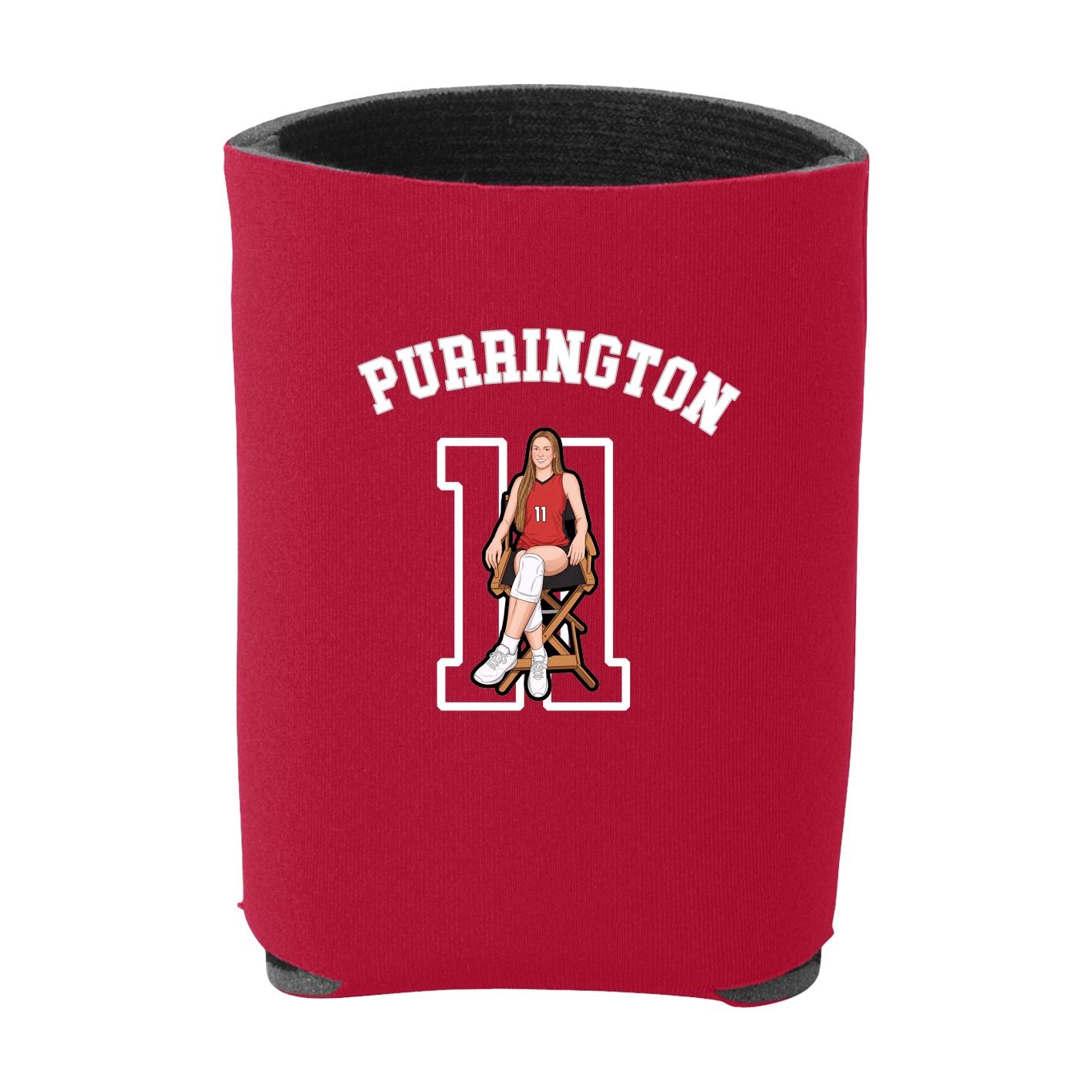 Can Holder — Shirsey Arch in Red